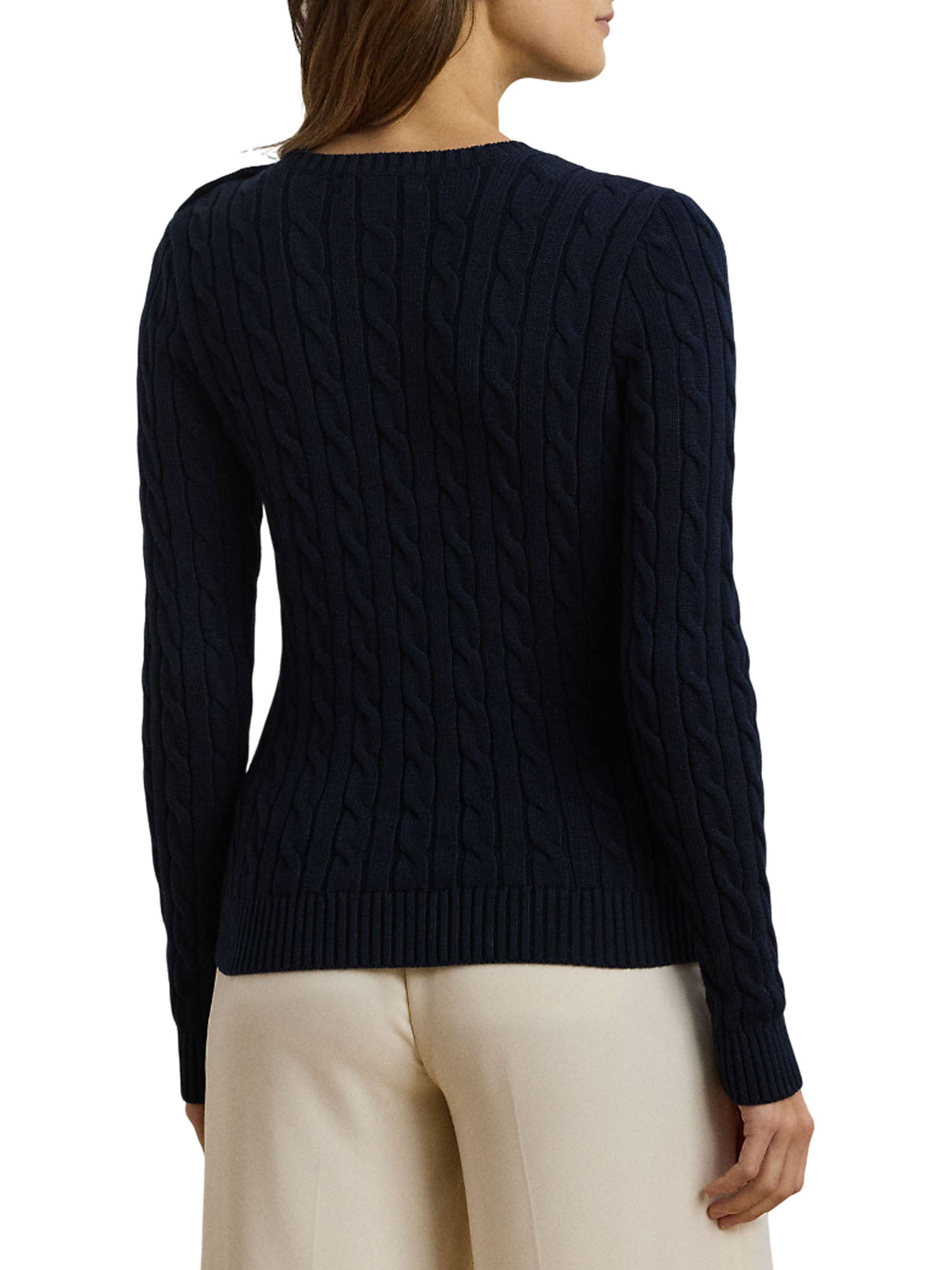 Ralph Lauren Montiva Long Sleeve Pullover Blu