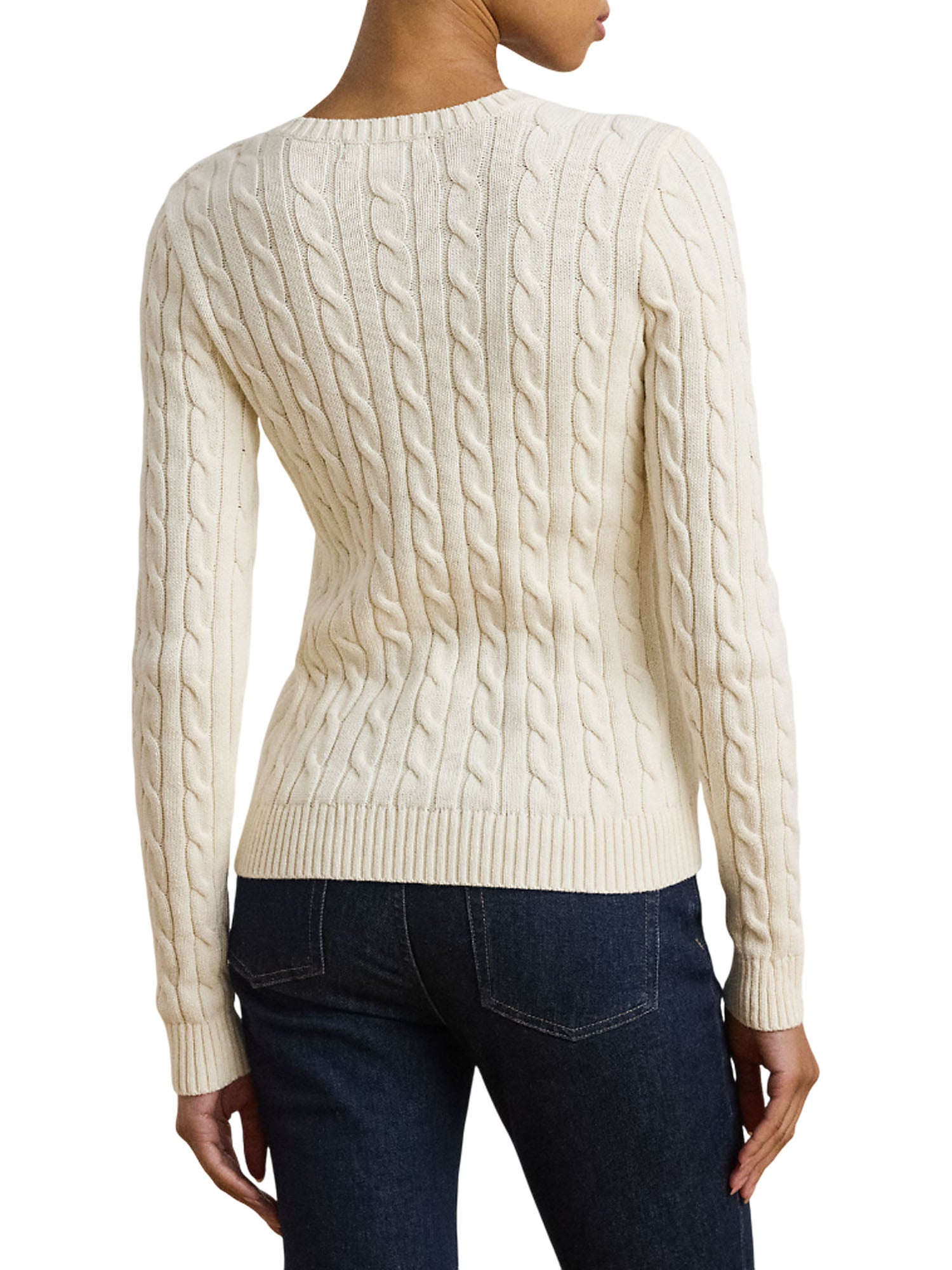 Lauren Ralph Lauren Montiva Long Sleeve Pullover Bianco