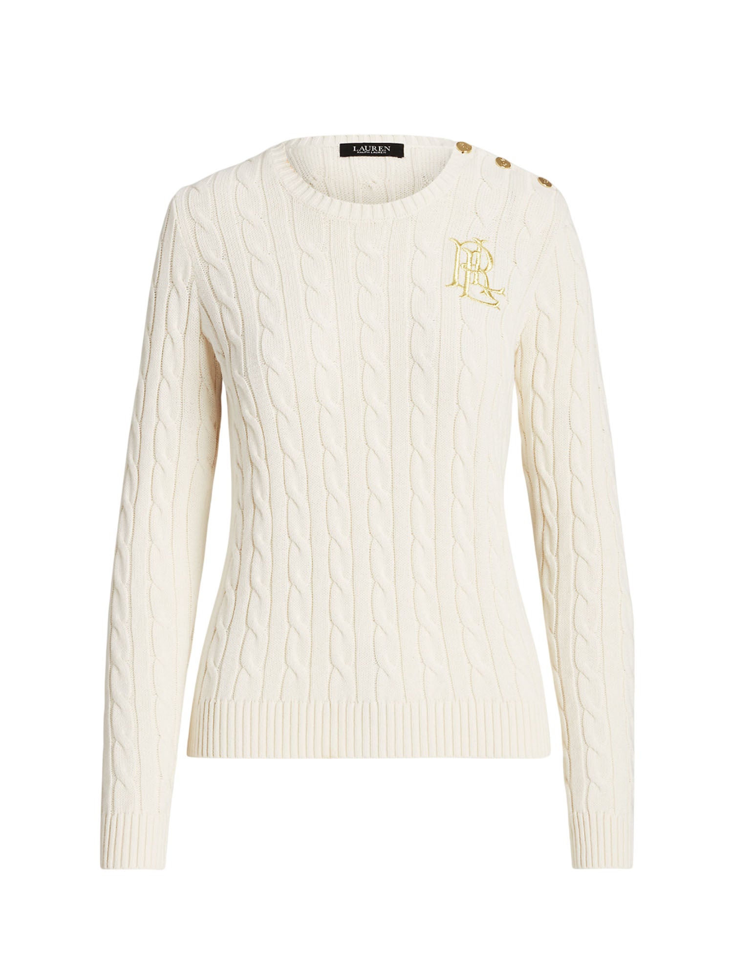 Ralph Lauren Montiva Long Sleeve Pullover Bianco