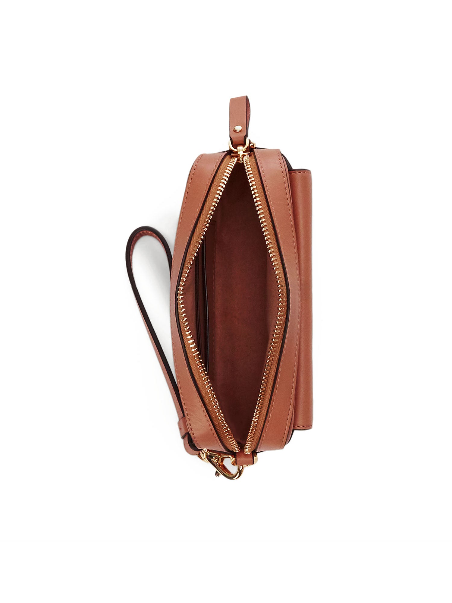 Lauren Ralph Lauren Marcy Wrstlt Pouch Small Beige