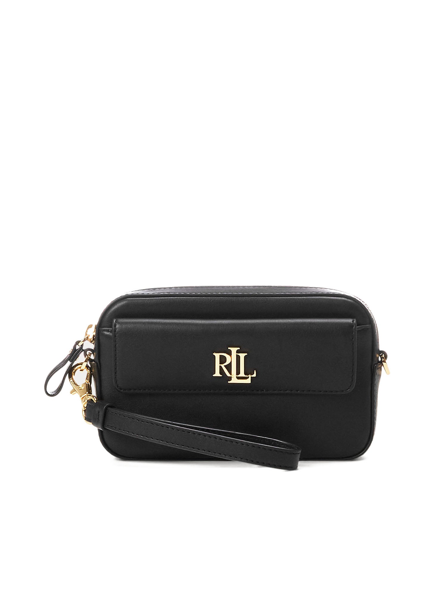 Lauren Ralph Lauren Marcy Wrstlt Pouch Small Nero