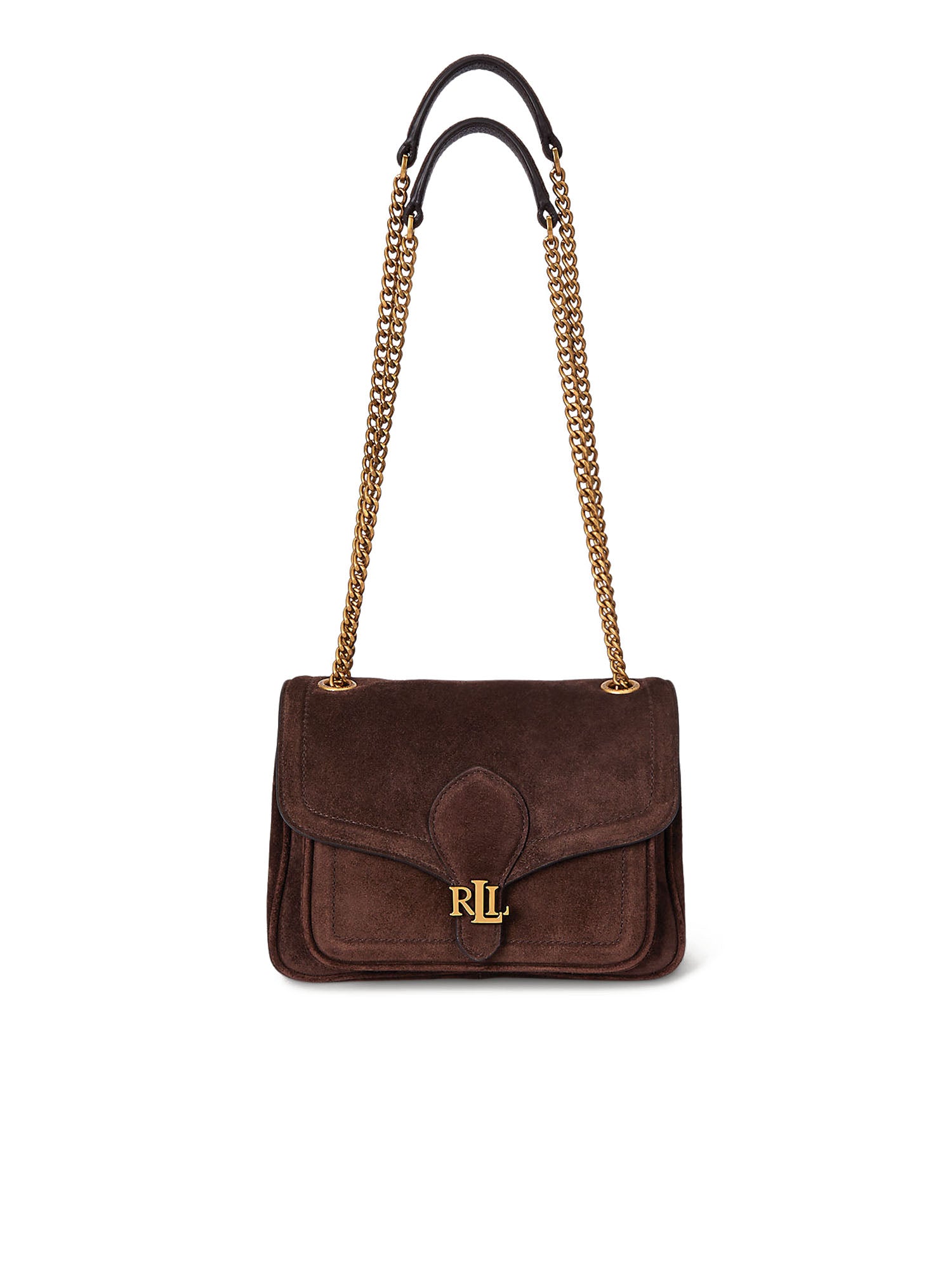 Lauren Ralph Lauren Bradley Sm Shoulder Bag Small Marrone