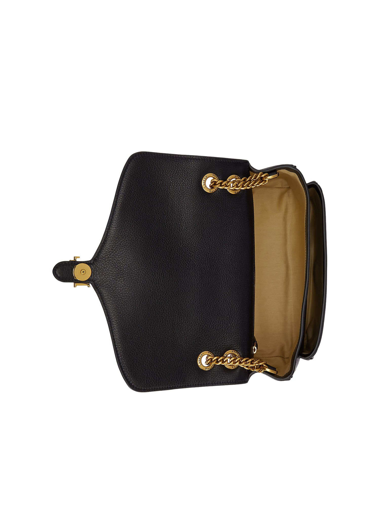 Lauren Ralph Lauren Bradley Md Shoulder Bag Medium Nero