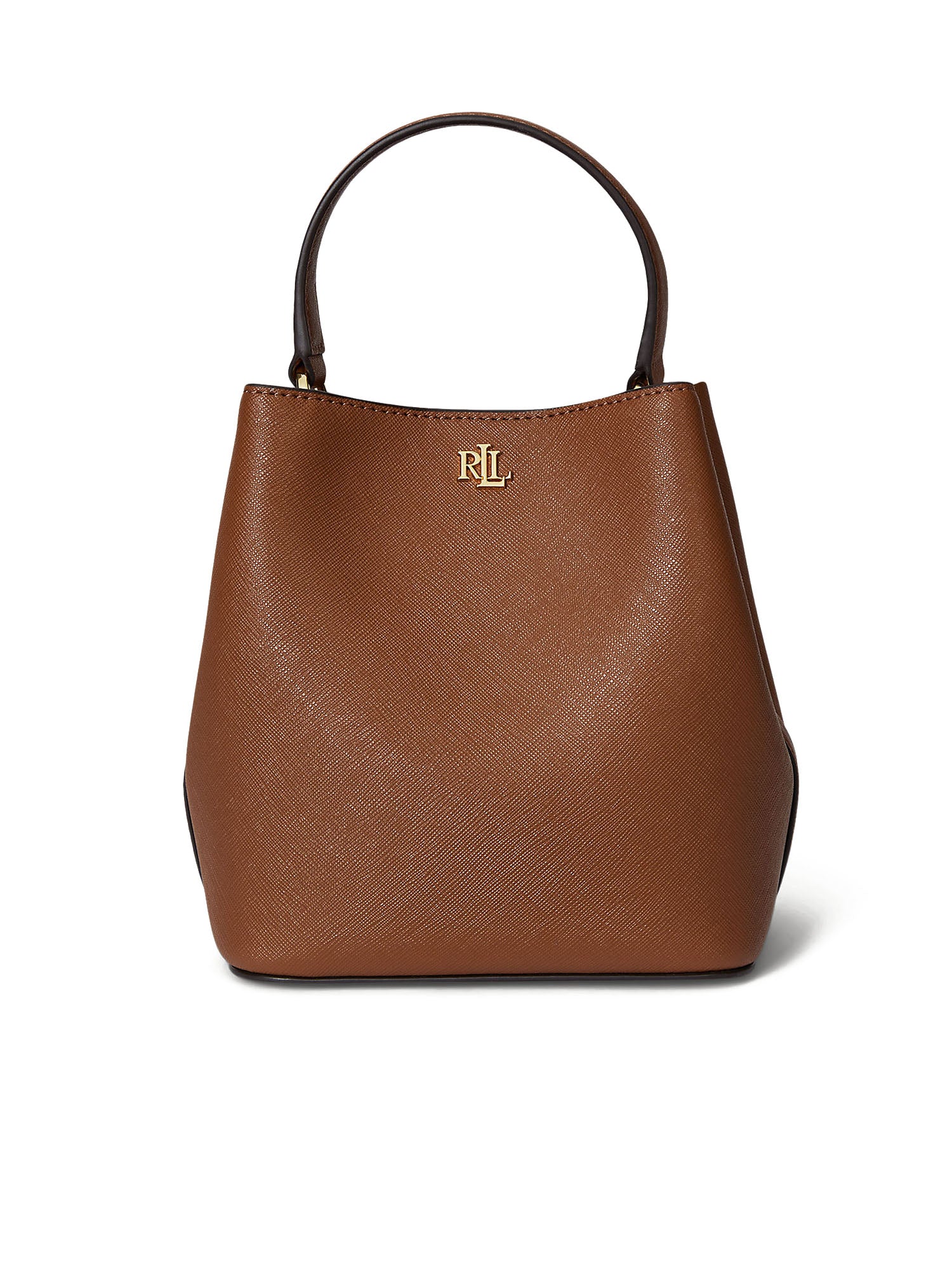 Lauren Ralph Lauren Reese Sm Bkt Bucket Bag Small Marrone