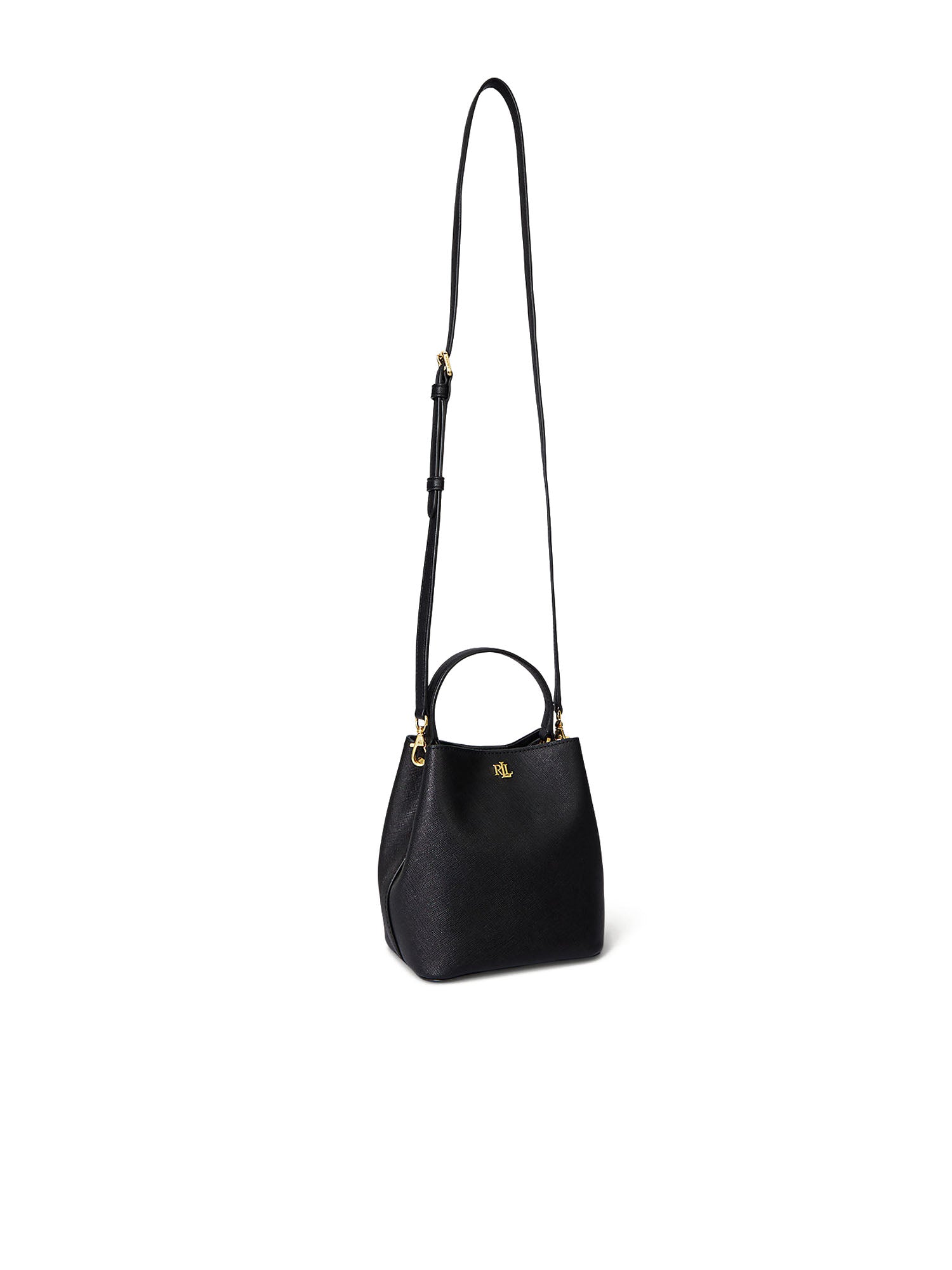 Lauren Ralph Lauren Reese Sm Bkt Bucket Bag Small Nero