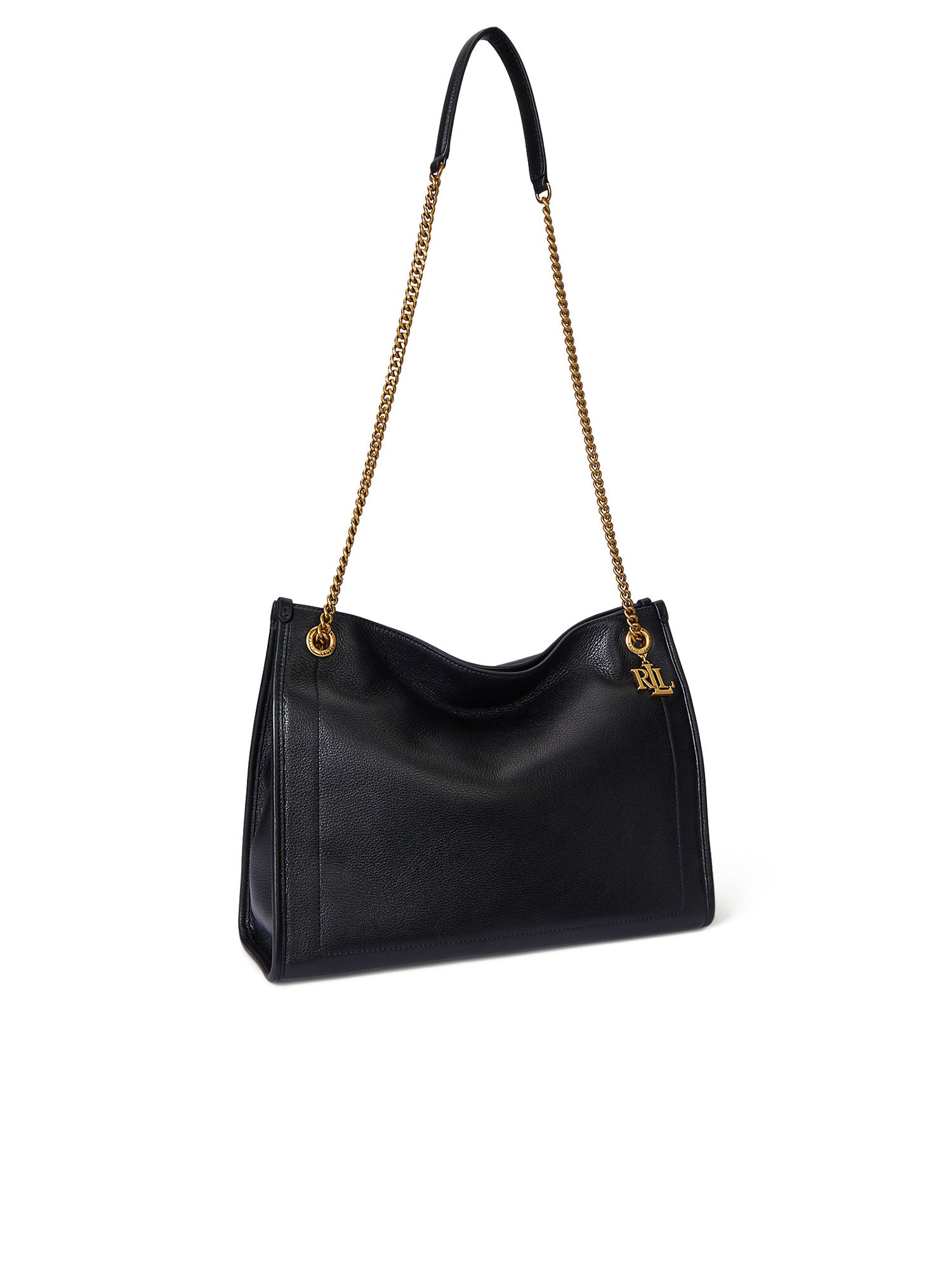 Lauren Ralph Lauren Brdly Shppr Tote Large Nero