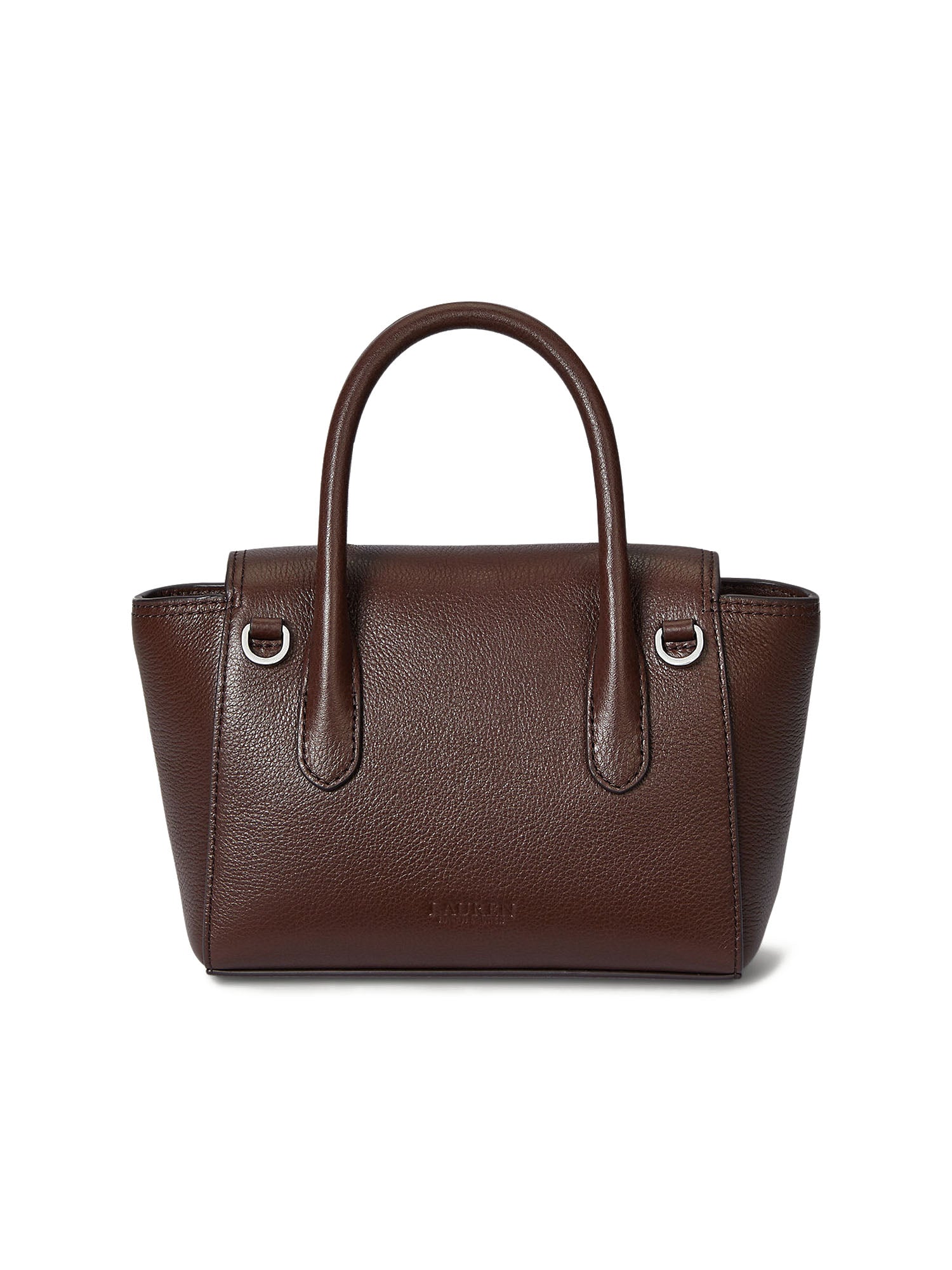 Lauren Ralph Lauren Tnnr Sm Schl Satchel Small Marrone