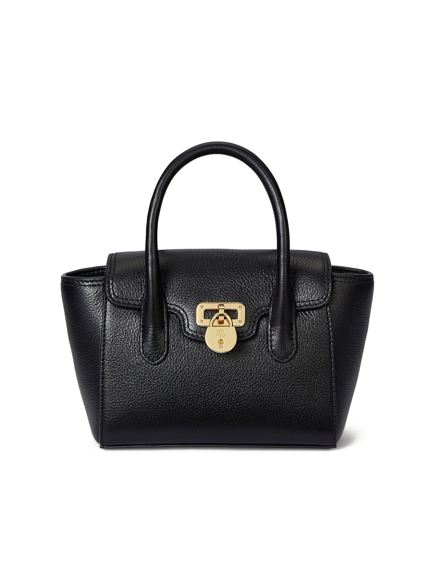 Lauren Ralph Lauren Tnnr Sm Schl Satchel Small Nero