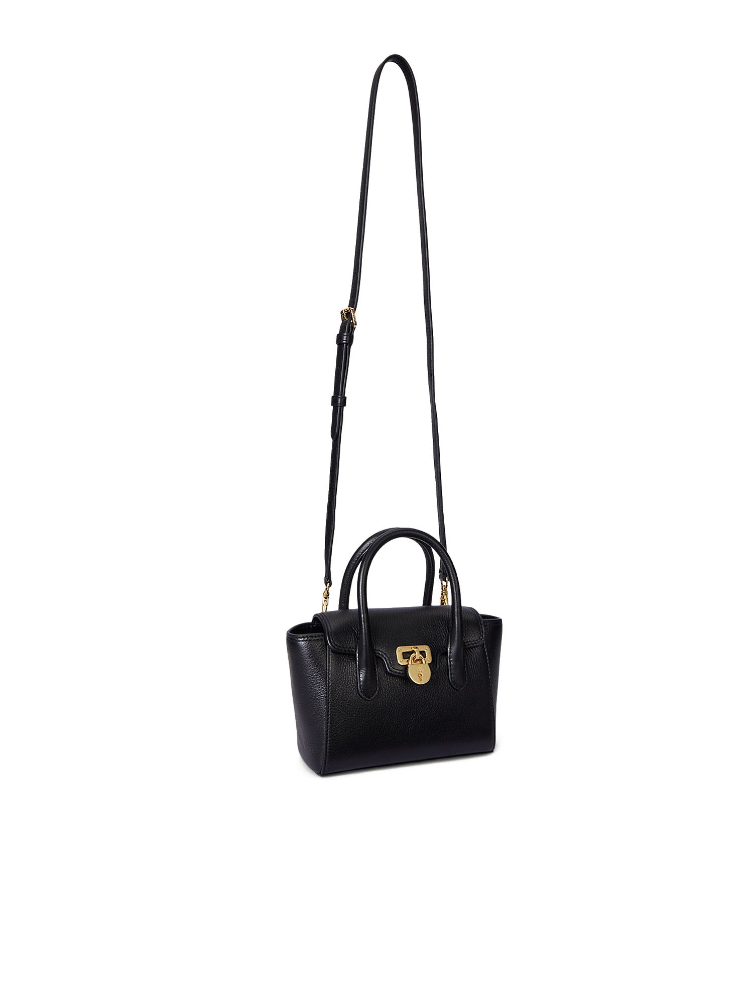 Lauren Ralph Lauren Tnnr Sm Schl Satchel Small Nero