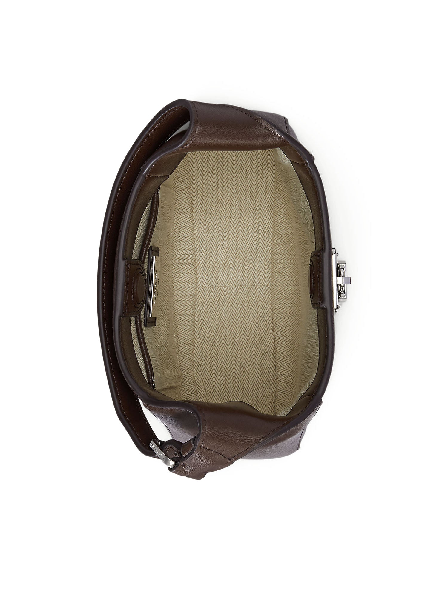 Lauren Ralph Lauren Tanner Sm Sh Shoulder Bag Marrone