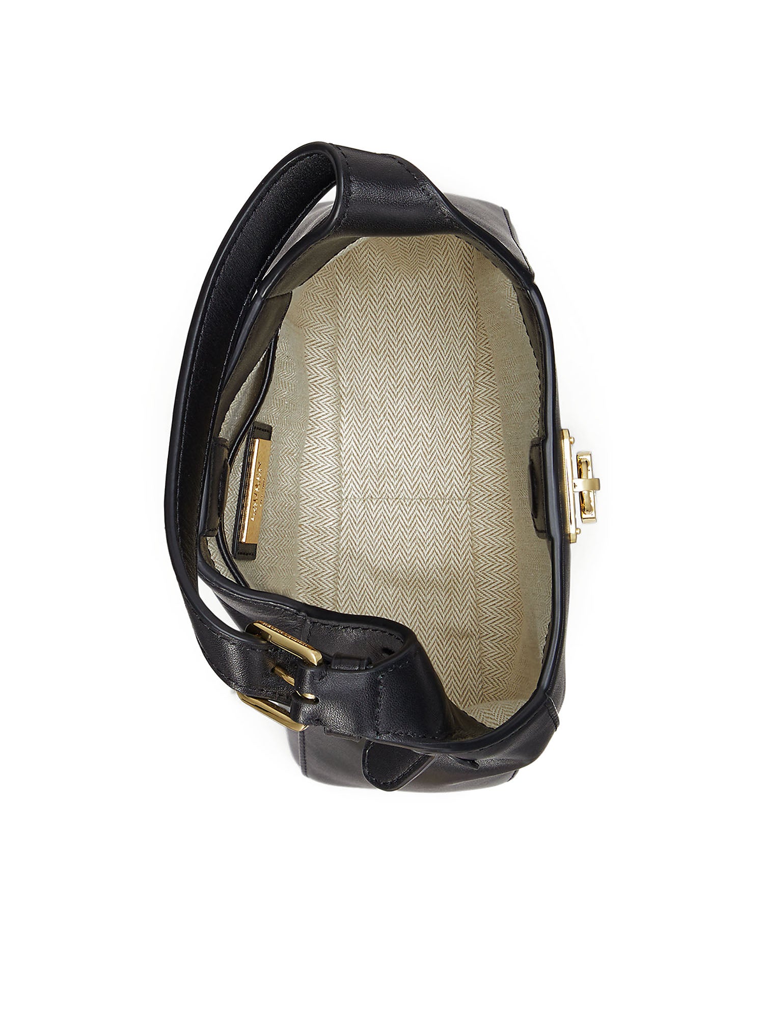 Lauren Ralph Lauren Tanner Sm Sh Shoulder Bag Nero