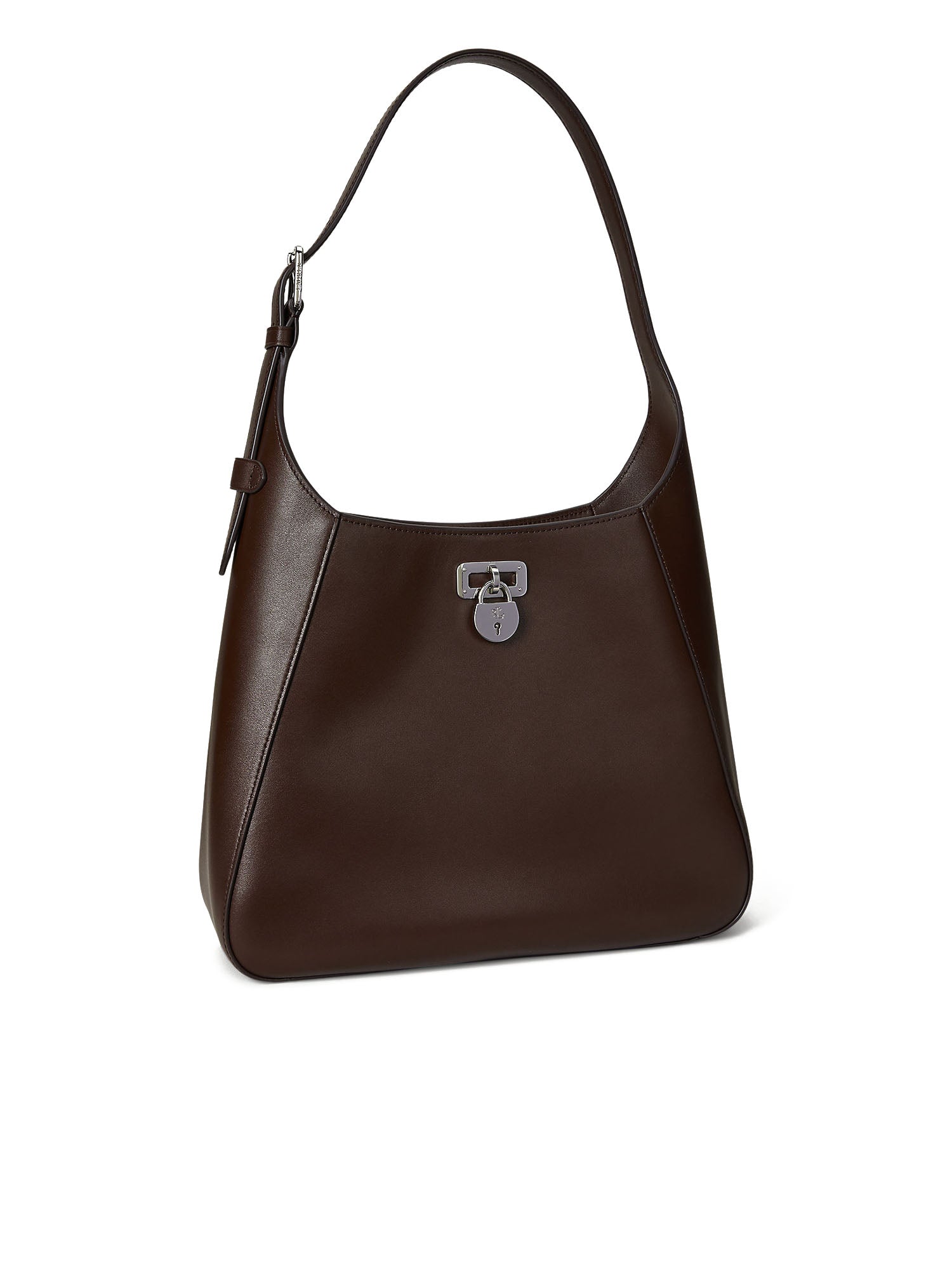 Lauren Ralph Lauren Tanner Lg Sh Shoulder Bag Large Marrone