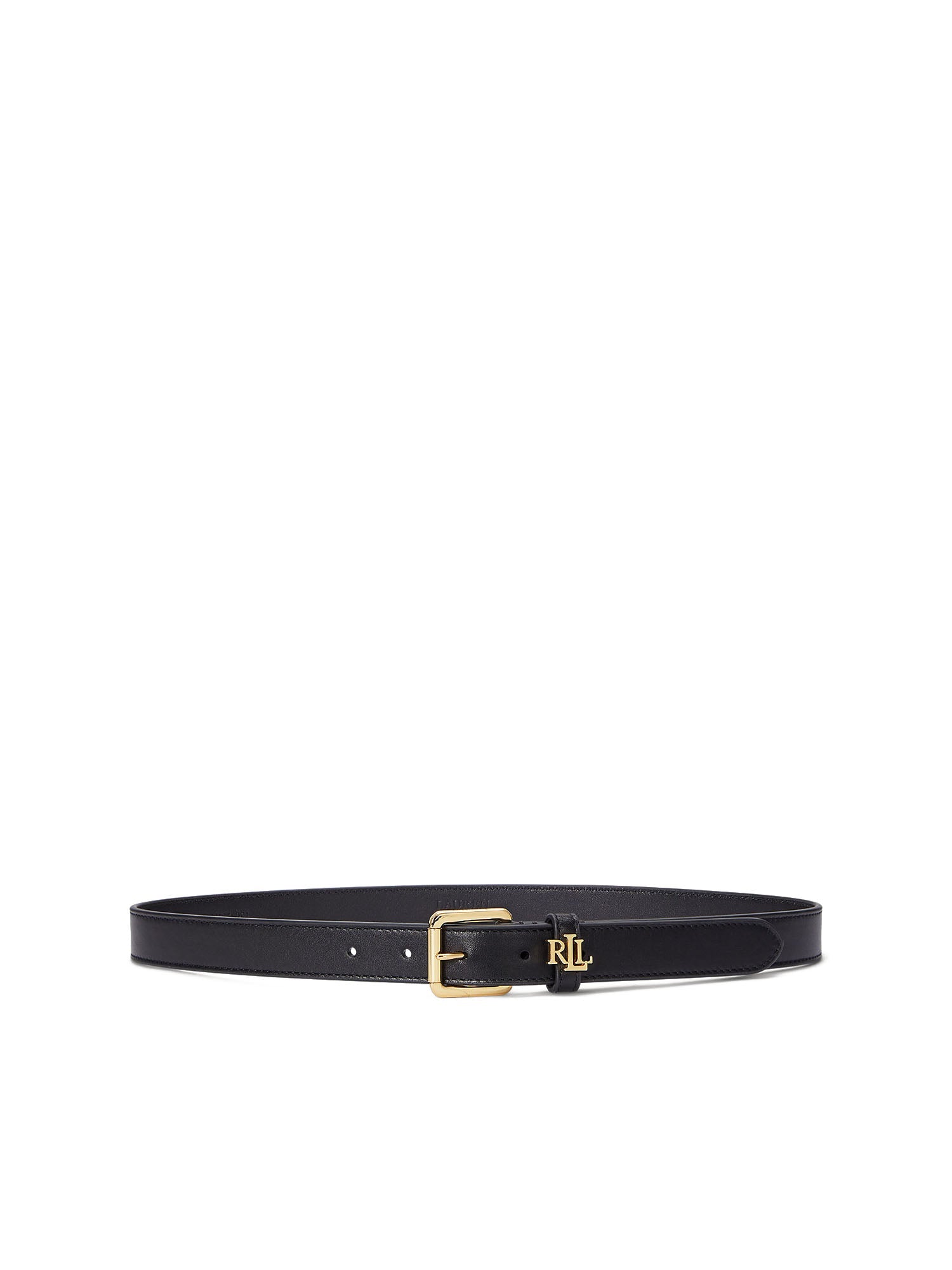Lauren Ralph Lauren Lgo Kpper 25 Belt Skinny Nero
