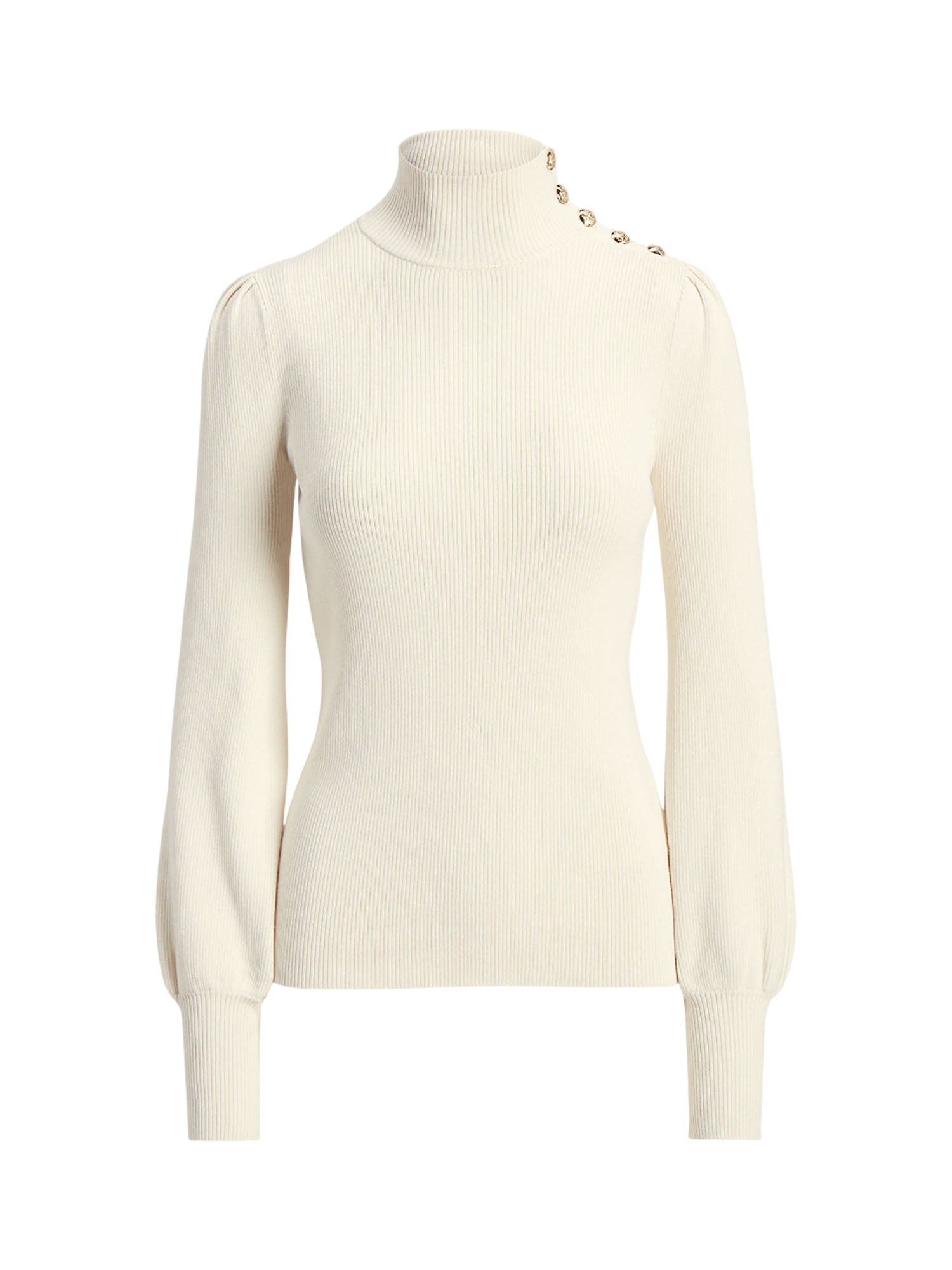 Lauren Ralph Lauren Dworina Long Sleeve Pullover Bianco