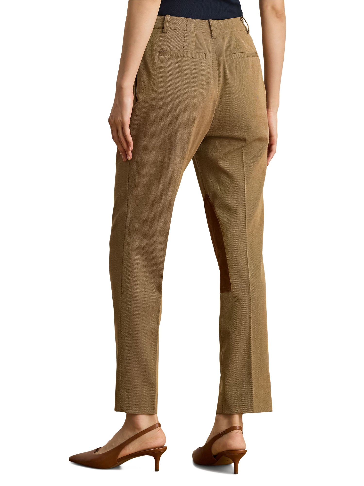 Lauren Ralph Lauren Calaird Ankle Pantalone Donna Beige