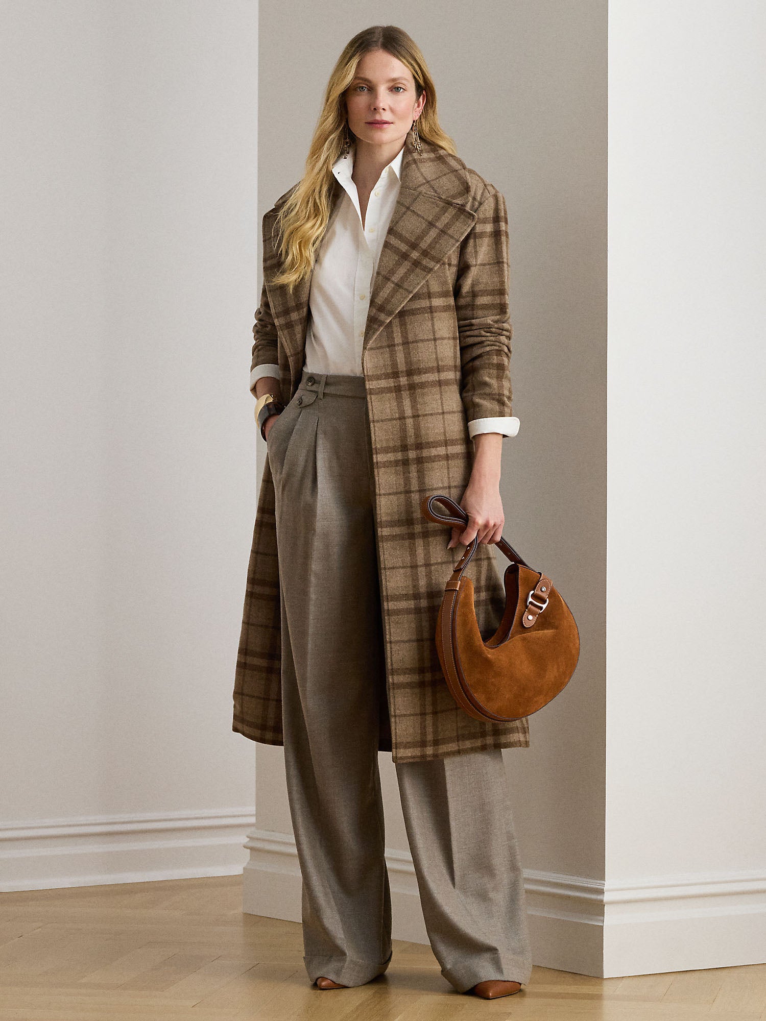 Lauren Ralph Lauren Wilva Full Lenght Pantalone Donna Beige