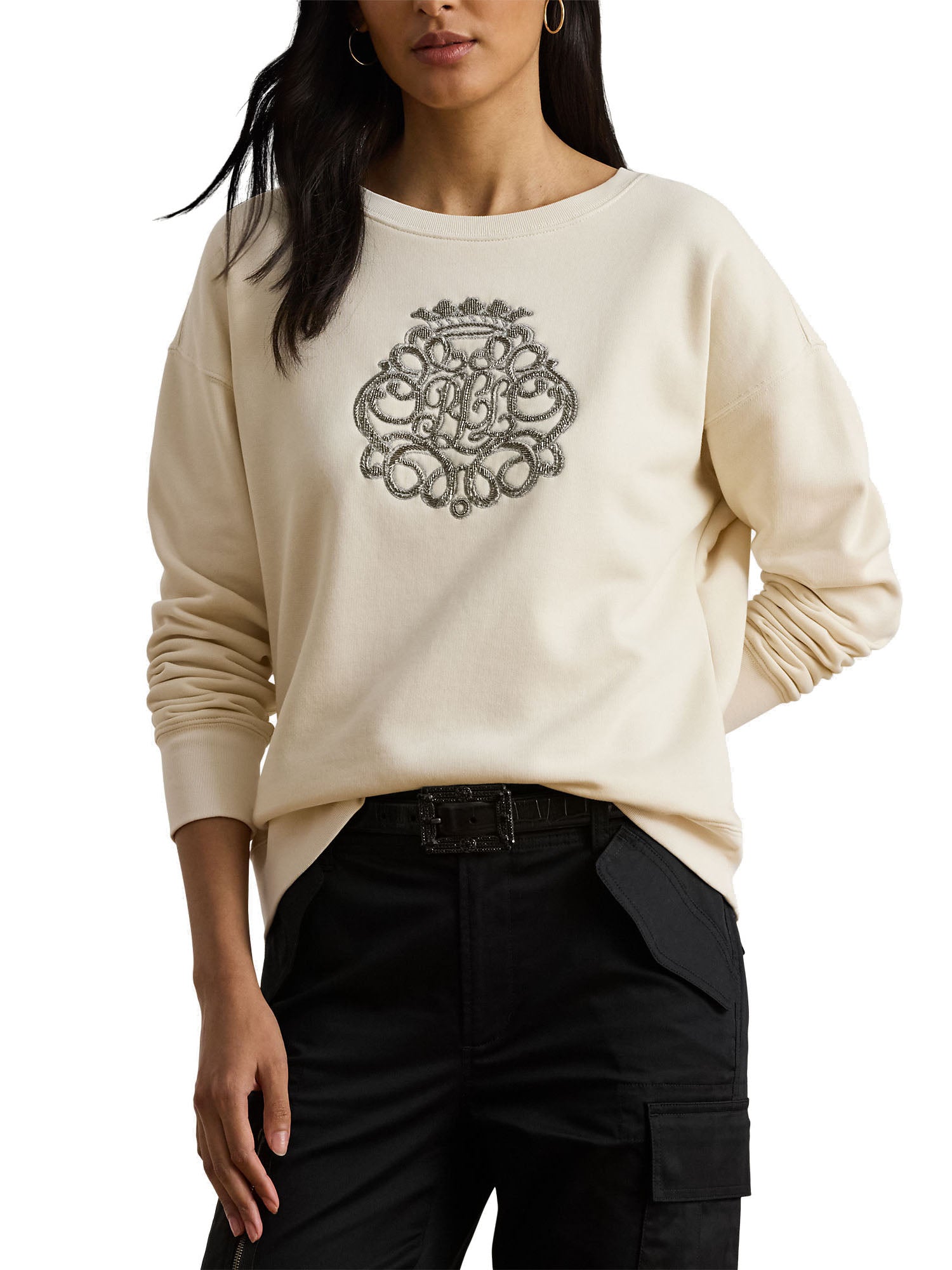 Lauren Ralph Lauren Kappy Long Sleeve Donna Bianco