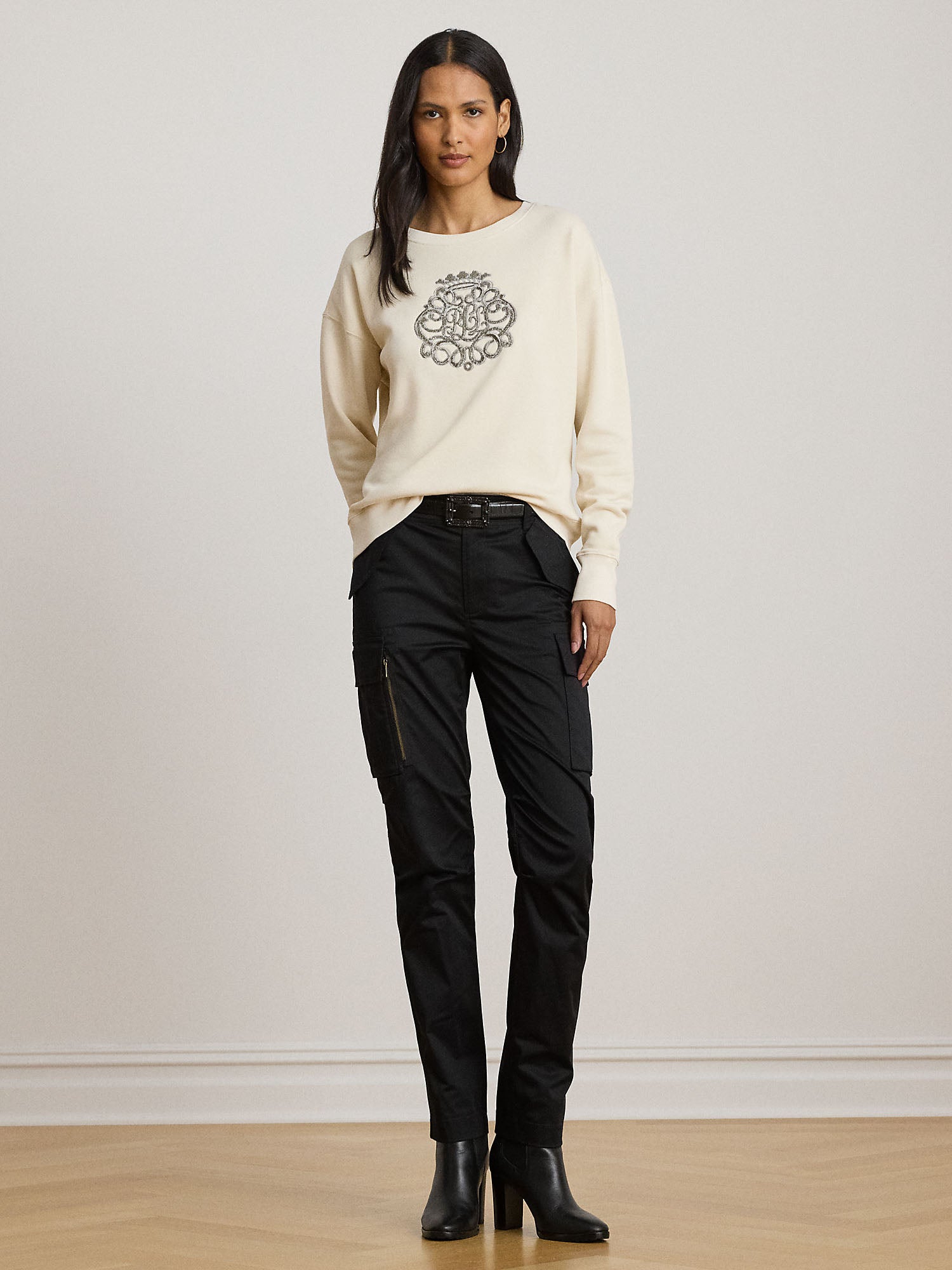 Lauren Ralph Lauren Kappy Long Sleeve Donna Bianco