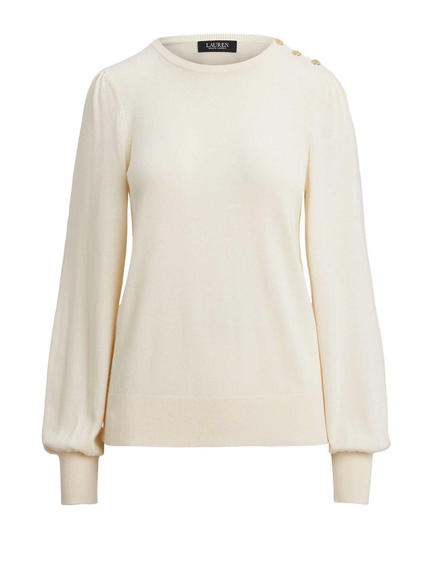 Lauren Ralph Lauren Dontrey Long Sleeve Donna Bianco