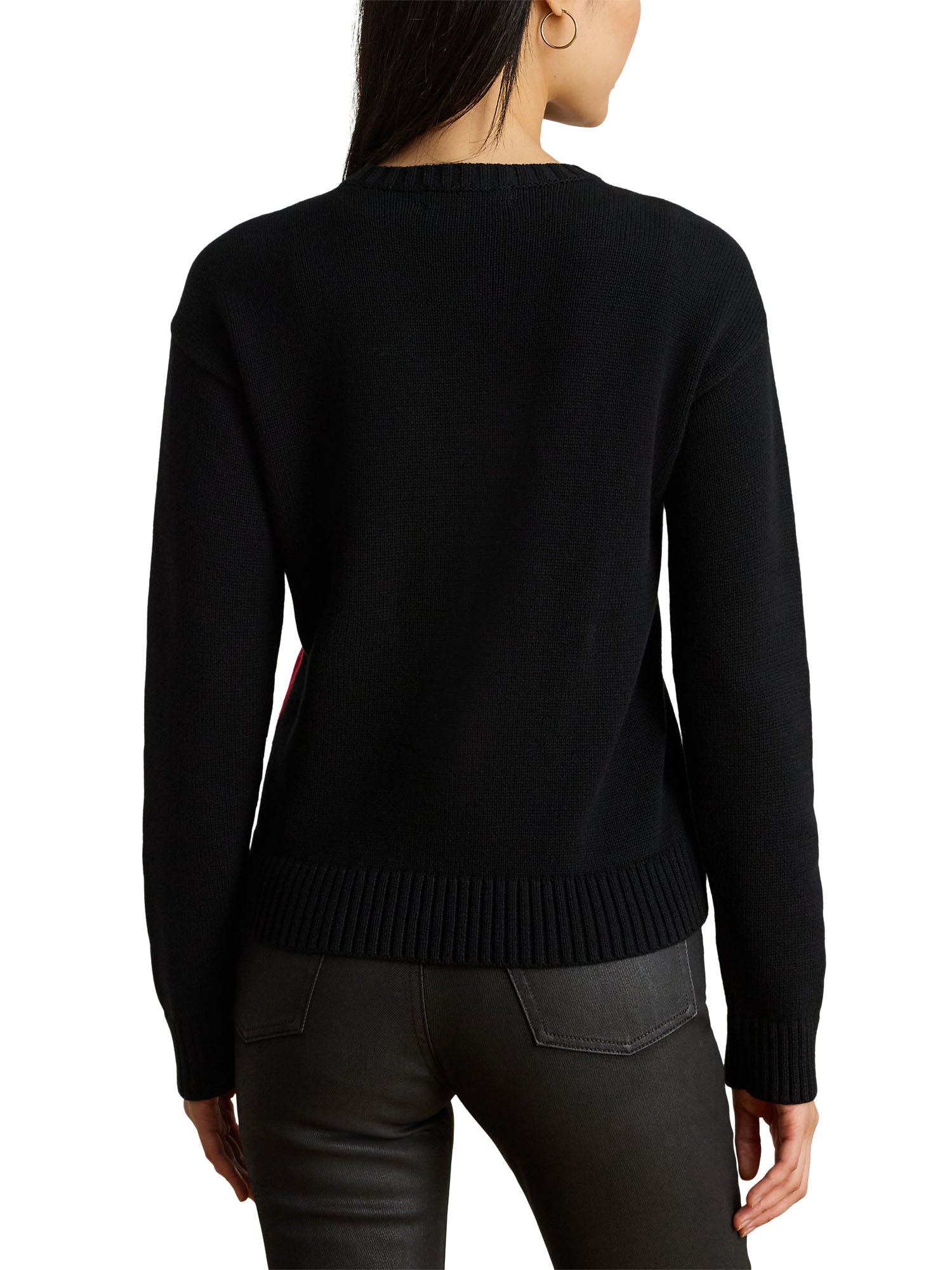 Lauren Ralph Lauren Riednee Long Sleeve Donna Nero