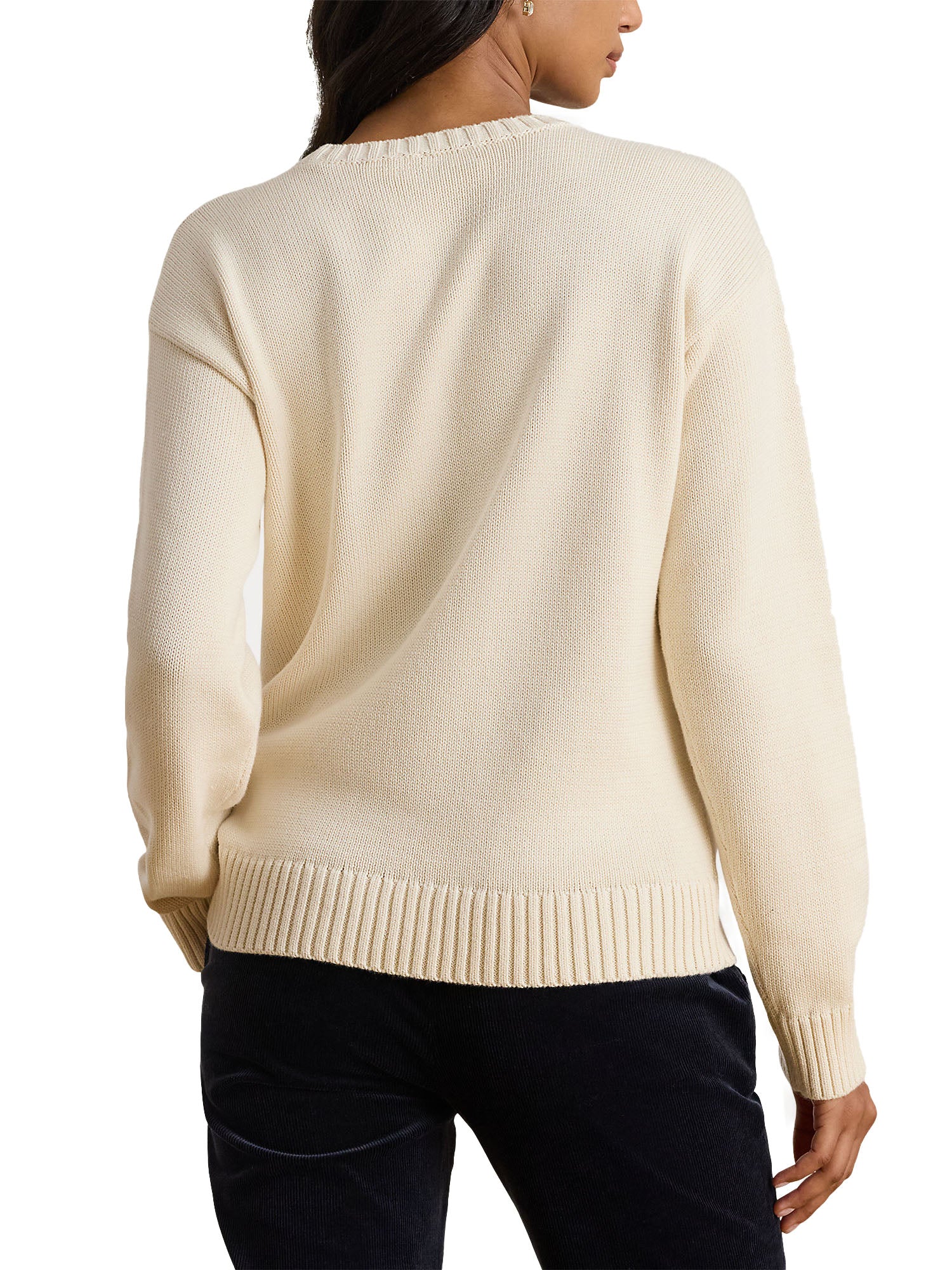Lauren Ralph Lauren Riednee Long Sleeve Bianco