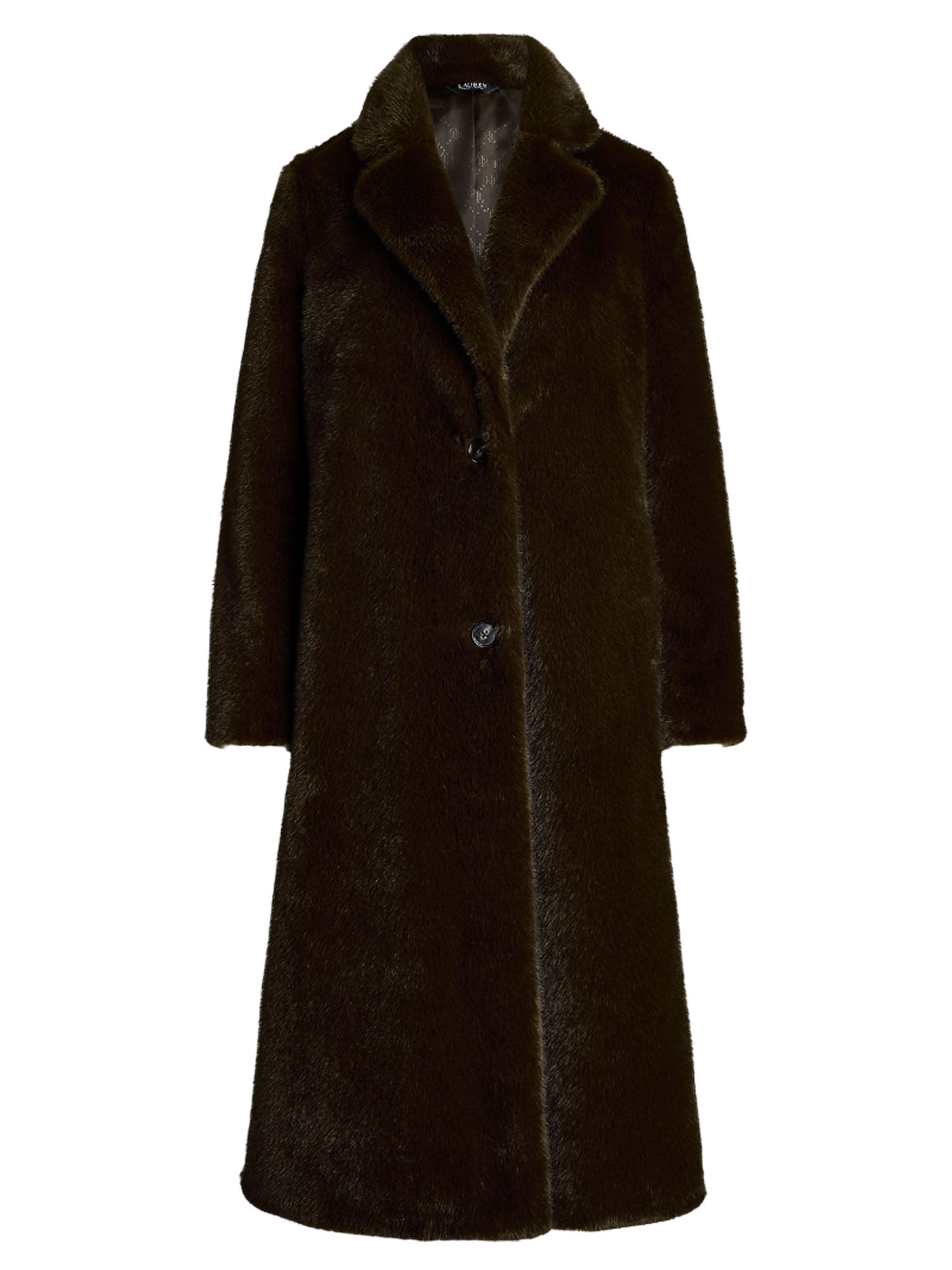 Lauren Ralph Lauren Bltd Wr46 Lined Coat Marrone