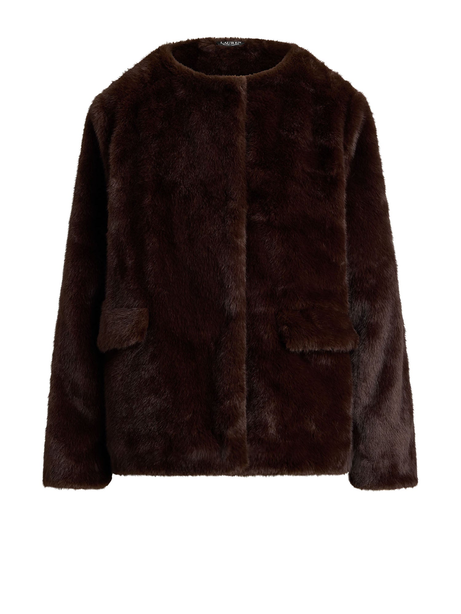 Lauren Ralph Lauren Fx Mink Giacca Donna Marrone