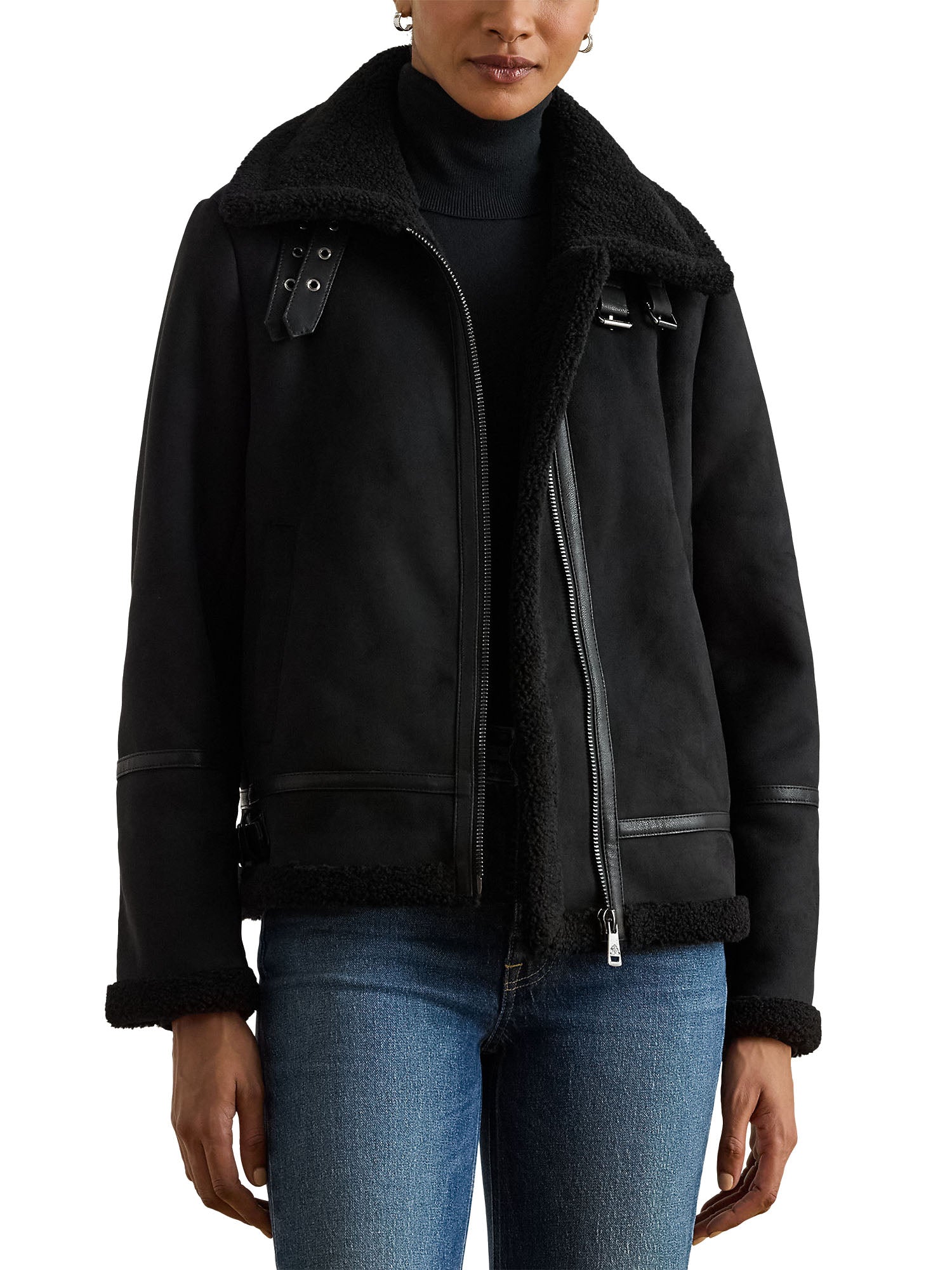 Lauren Ralph Lauren Fx Sh 24unlined Donna Nero