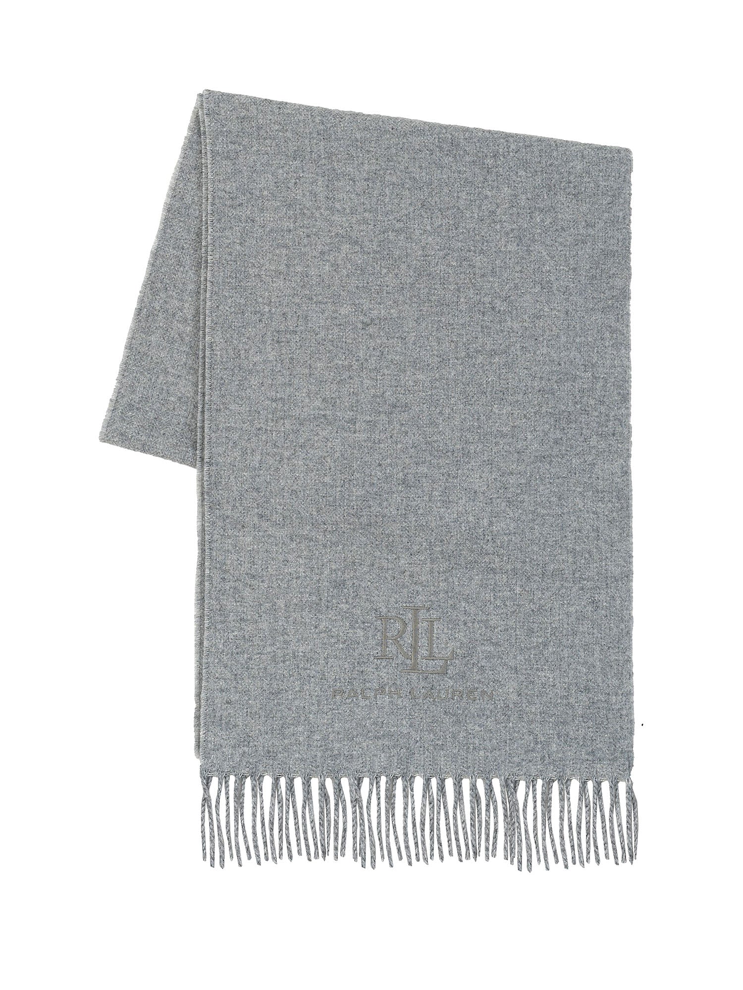 Lauren Ralph Lauren Wl Cshmr Sgn Scarf Grigio
