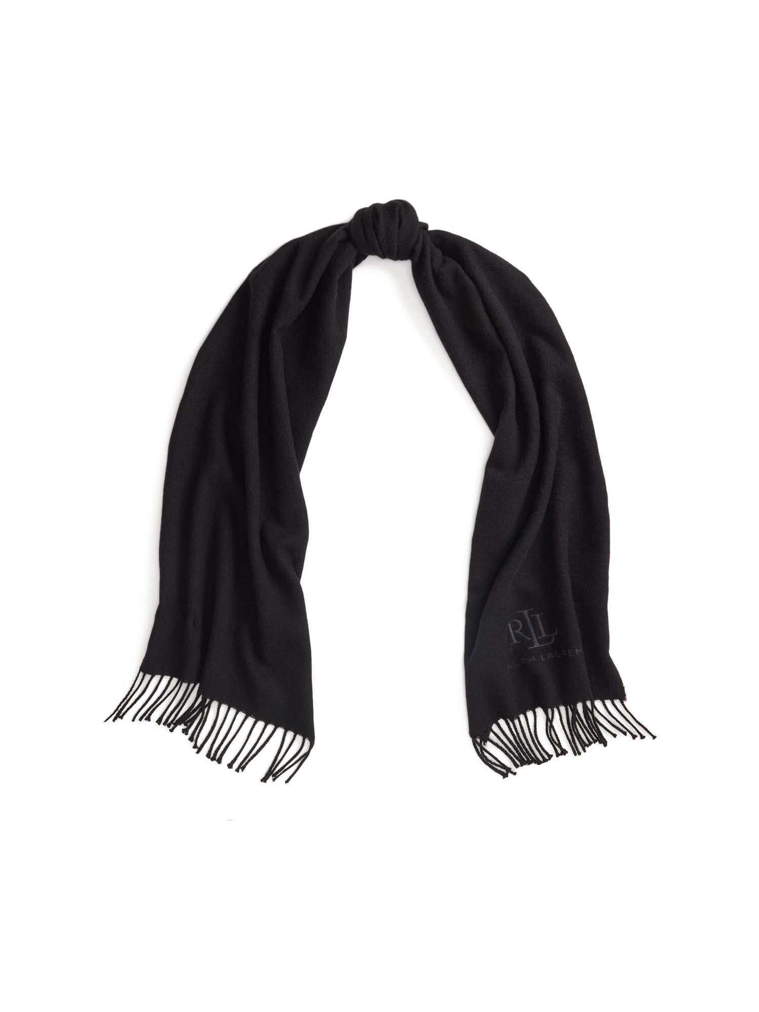 Lauren Ralph Lauren Wl Cshmr Sgn Scarf Nero