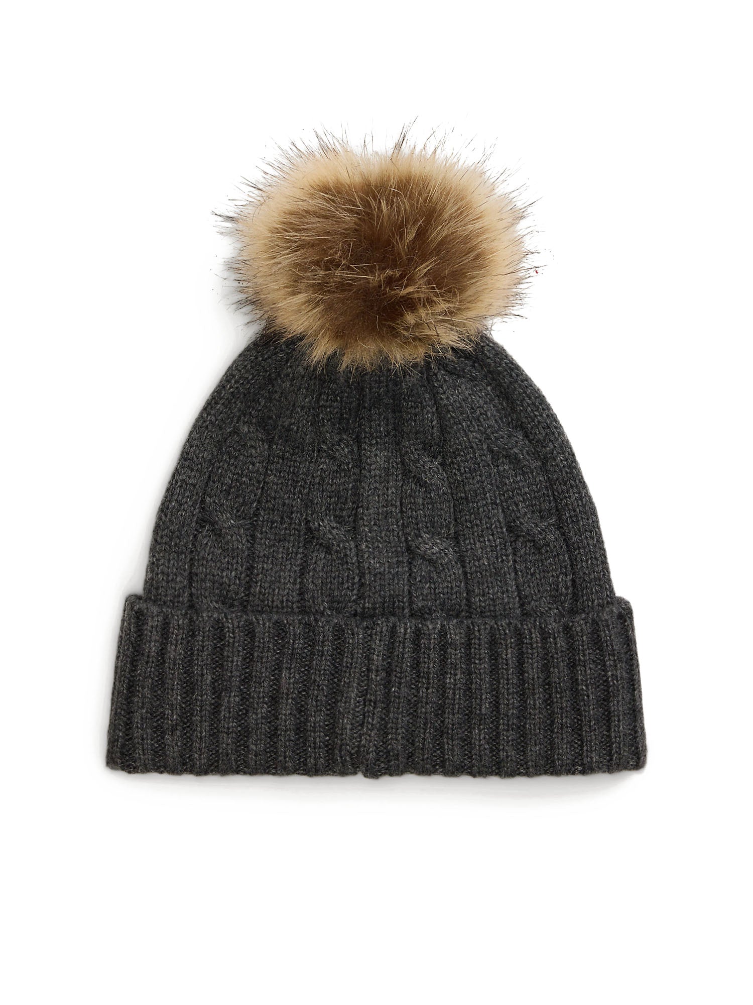 Lauren Ralph Lauren Cbl Crst Ptc Hat Cappello Donna Grigio