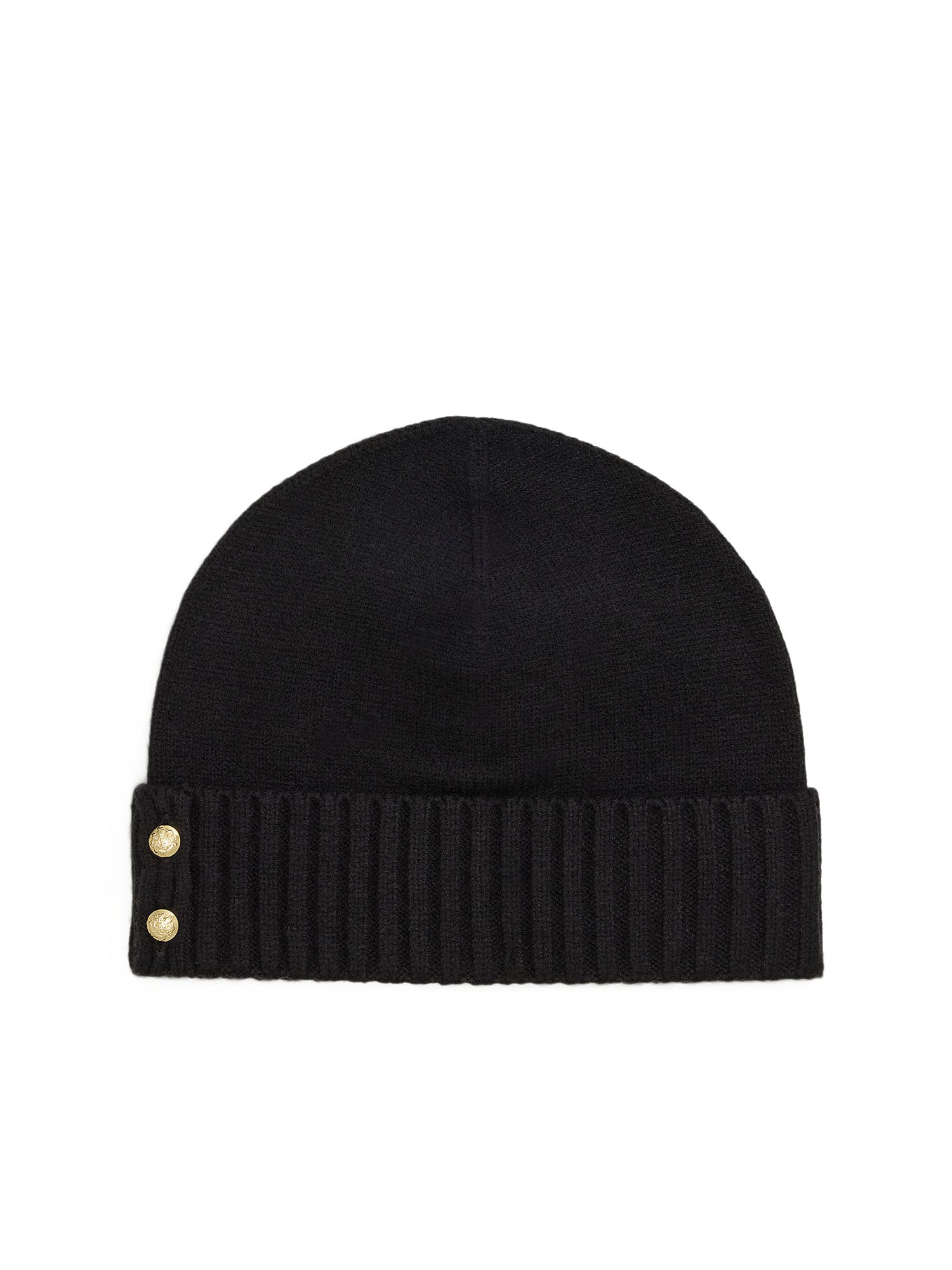 Lauren Ralph Lauren Crest Knit Hat Cappello Donna Nero
