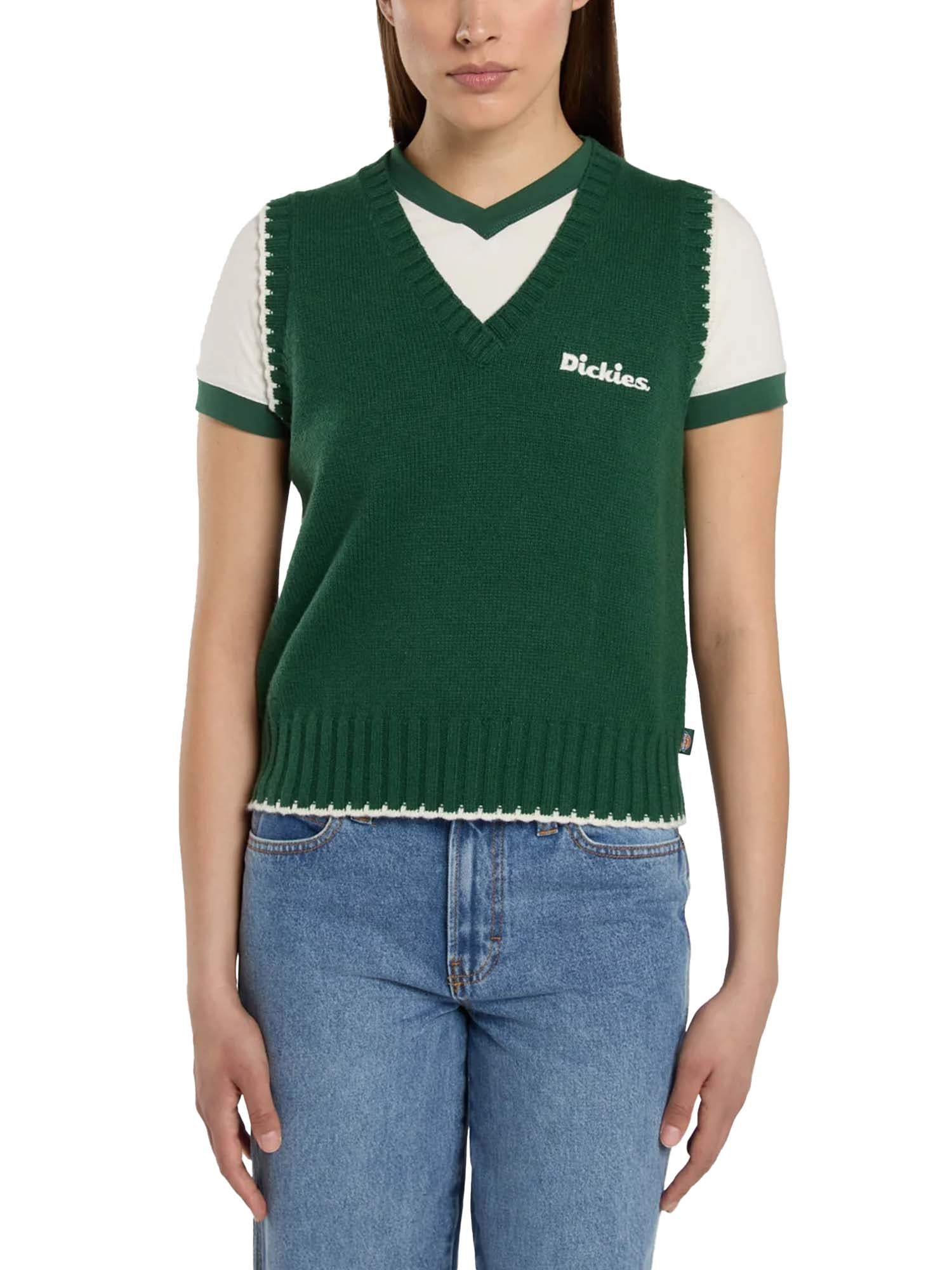 Dickies Gilet in maglia Slayden Verde