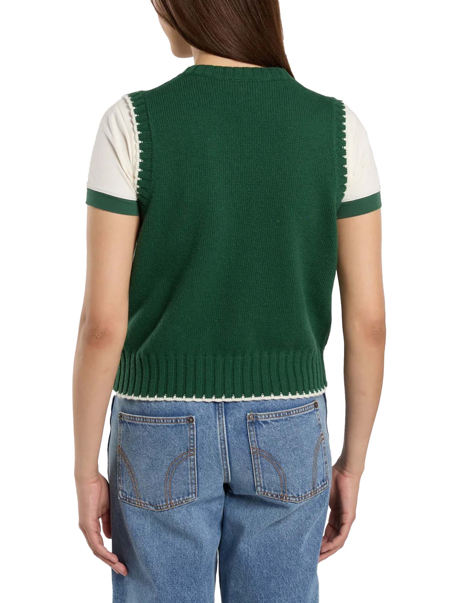 Dickies Gilet in maglia Slayden Verde