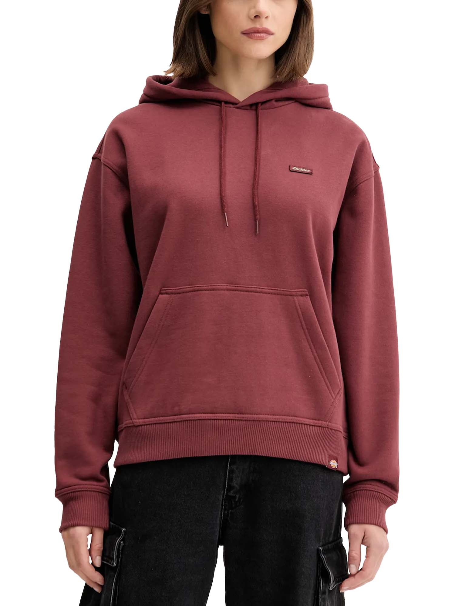 Dickies Felpa Con Cappuccio Clancy Bordeaux