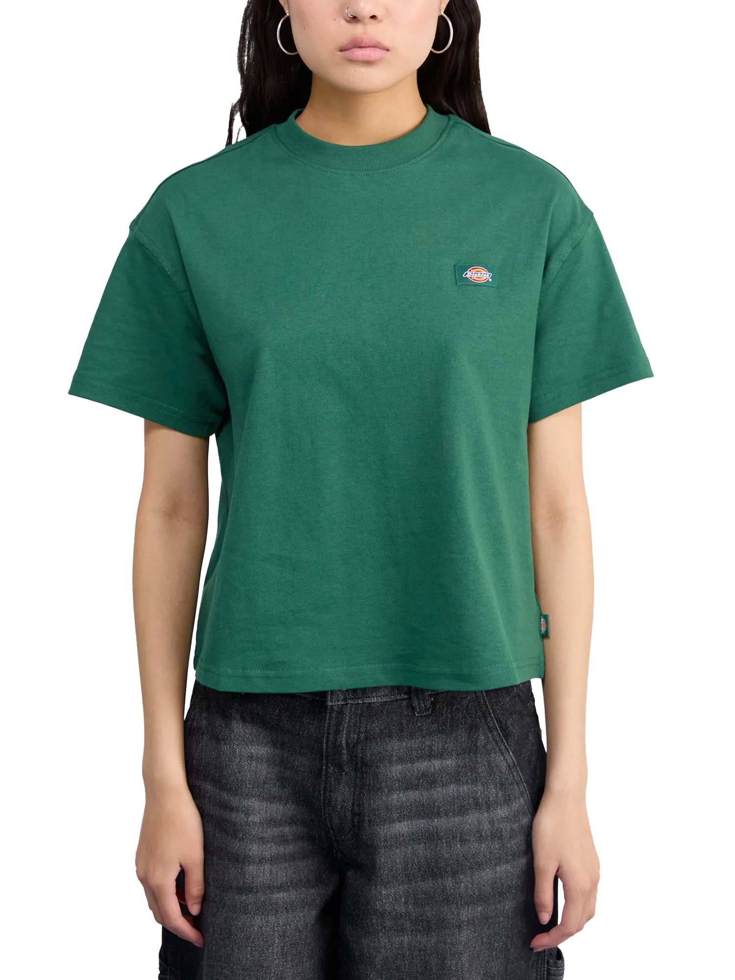 Dickies T-Shirt Oakport A Maniche Corte Verde