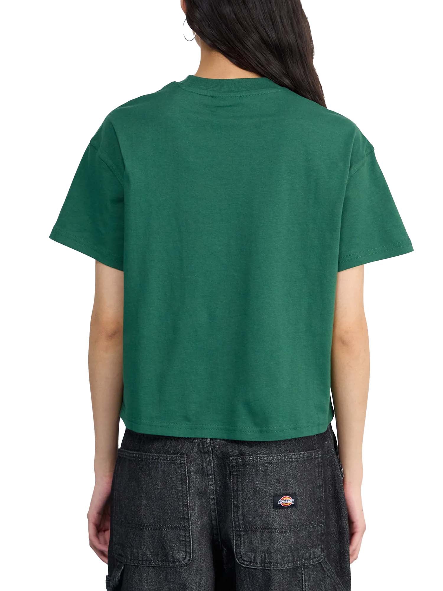 Dickies T-Shirt Oakport A Maniche Corte Verde