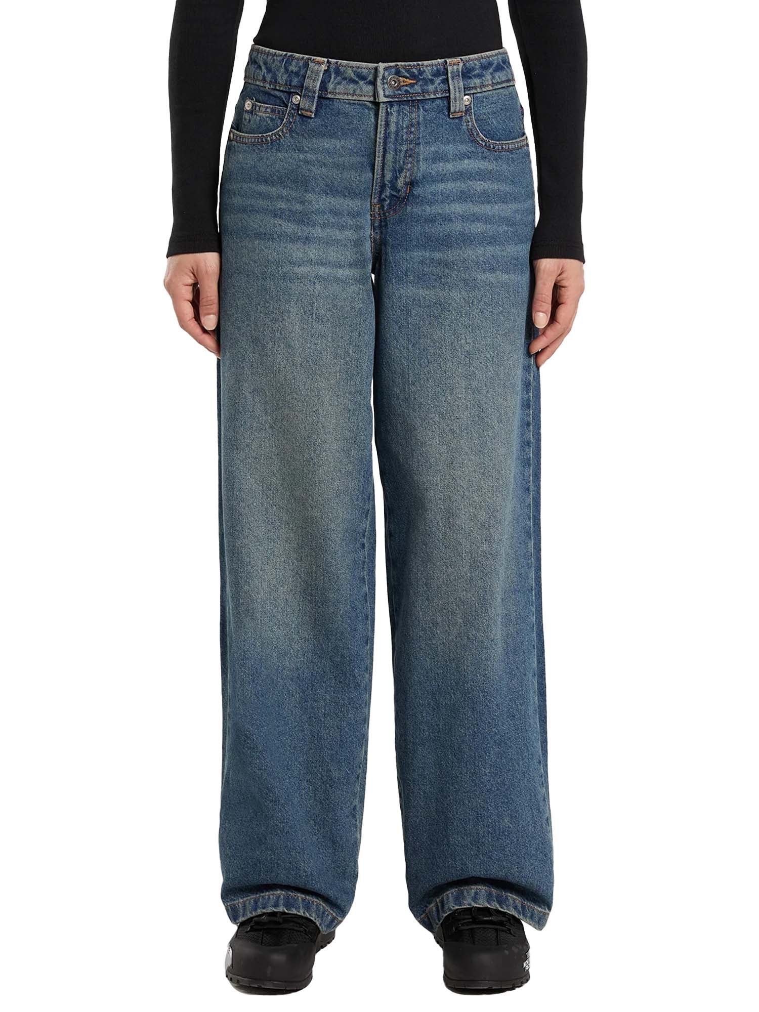 Dickies Jeans dritti e loose Mechanic Donna Blu