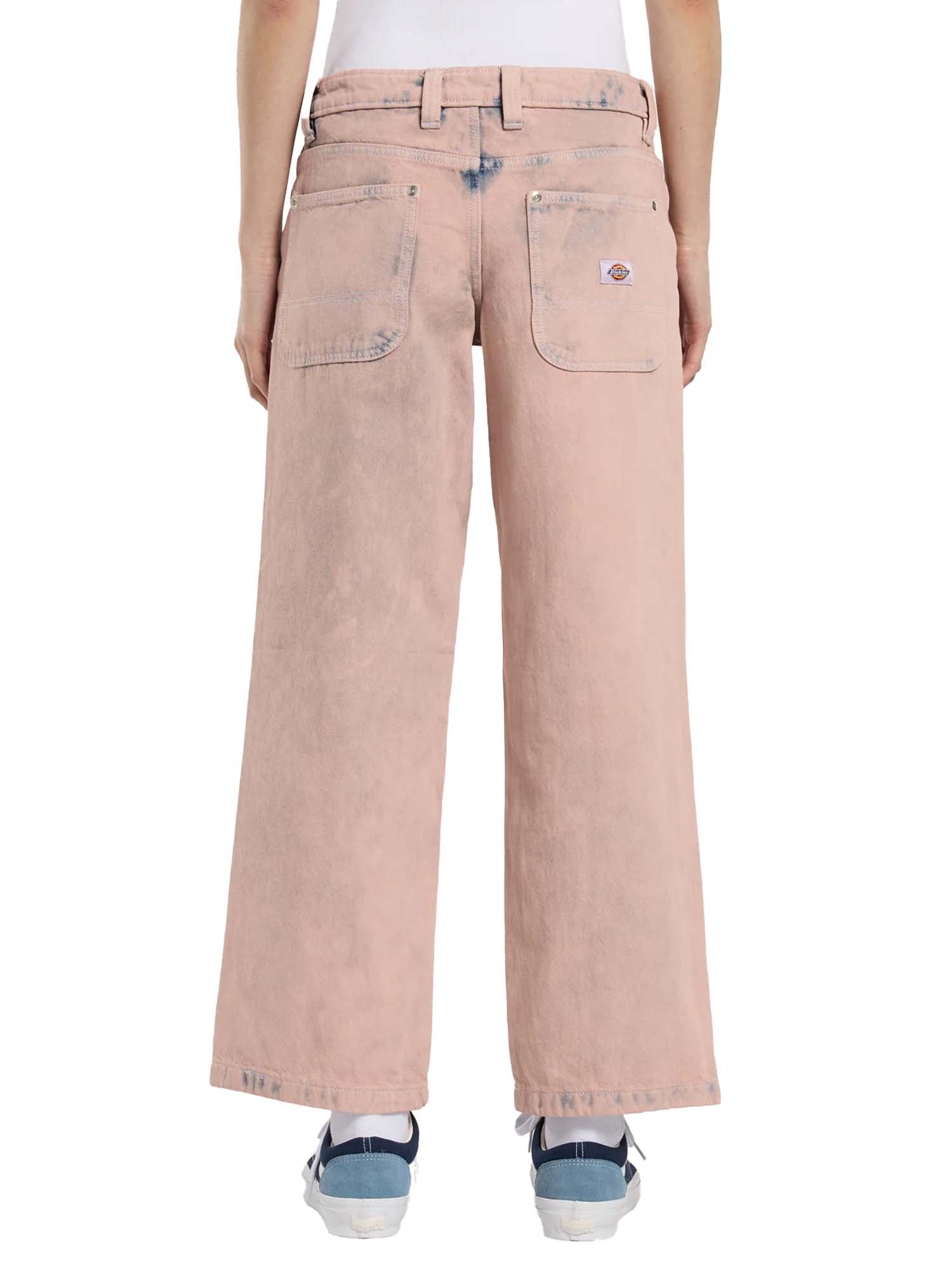 Dickies Jeans dritti e loose Mechanic Donna Rosa