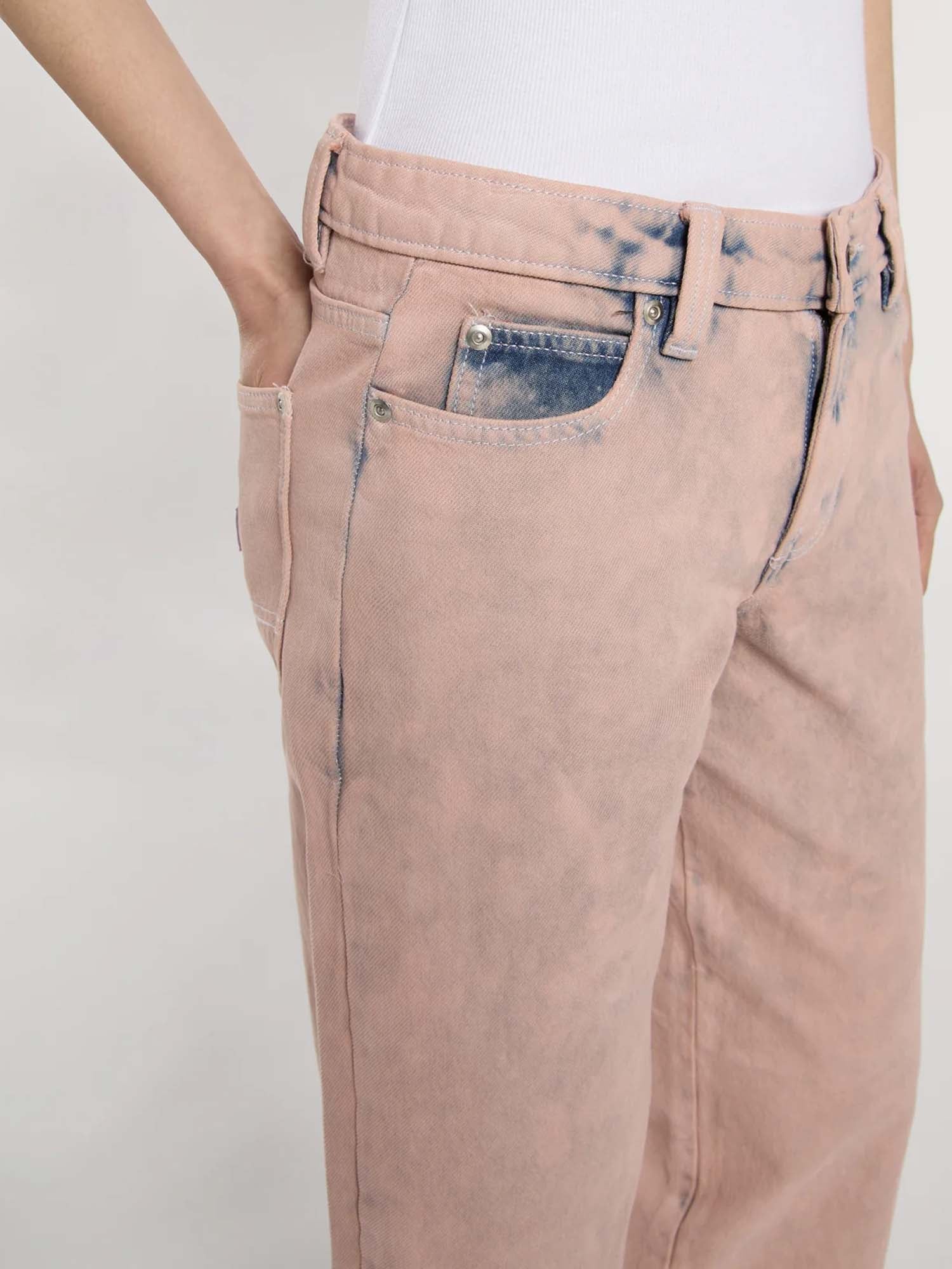 Dickies Jeans dritti e loose Mechanic Donna Rosa
