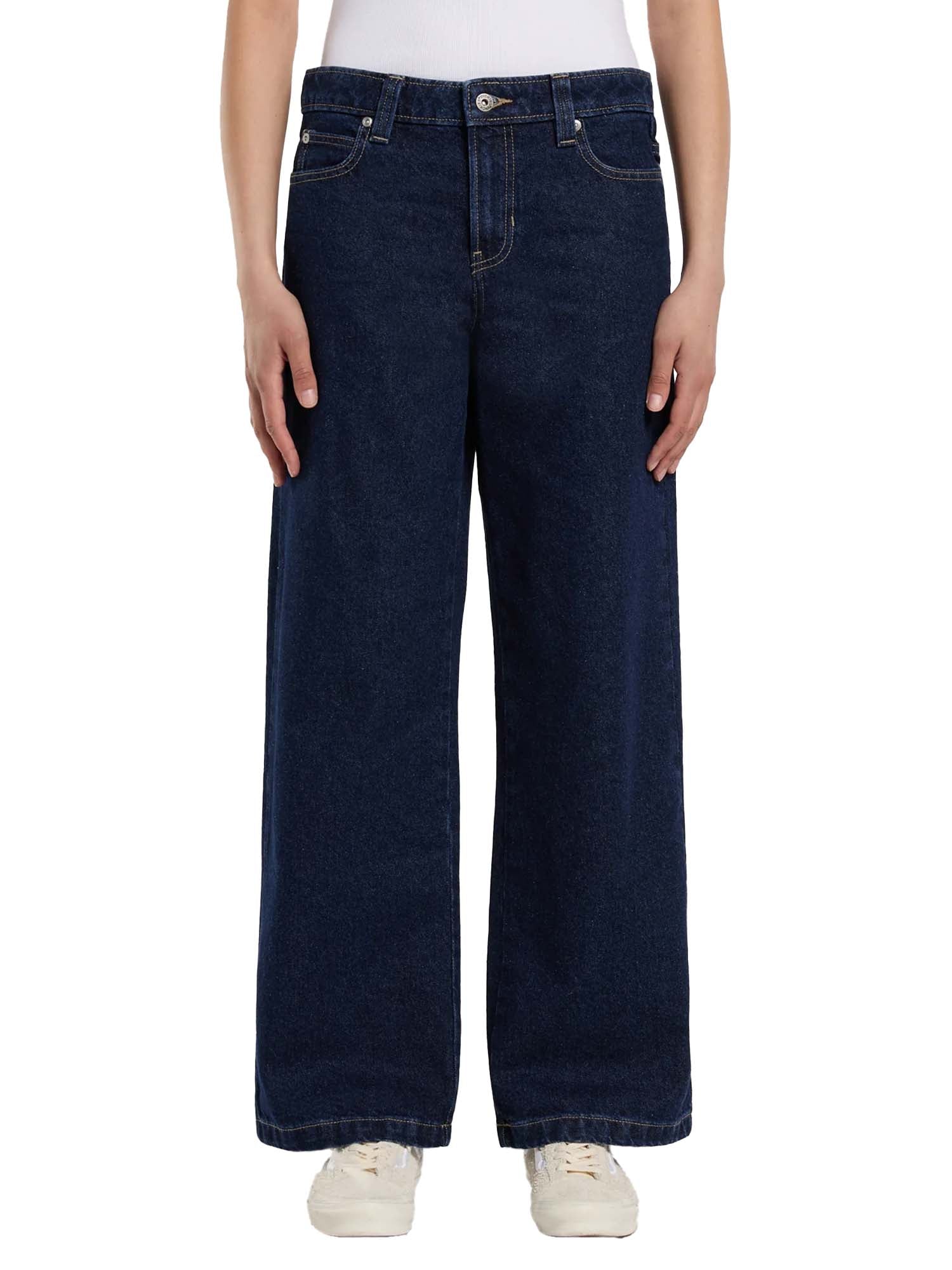 Dickies Jeans dritti e loose Mechanic Donna Blu