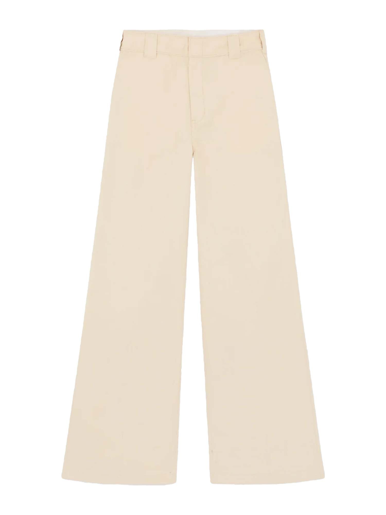 Dickies Pantaloni Wide Leg Work Donna Beige