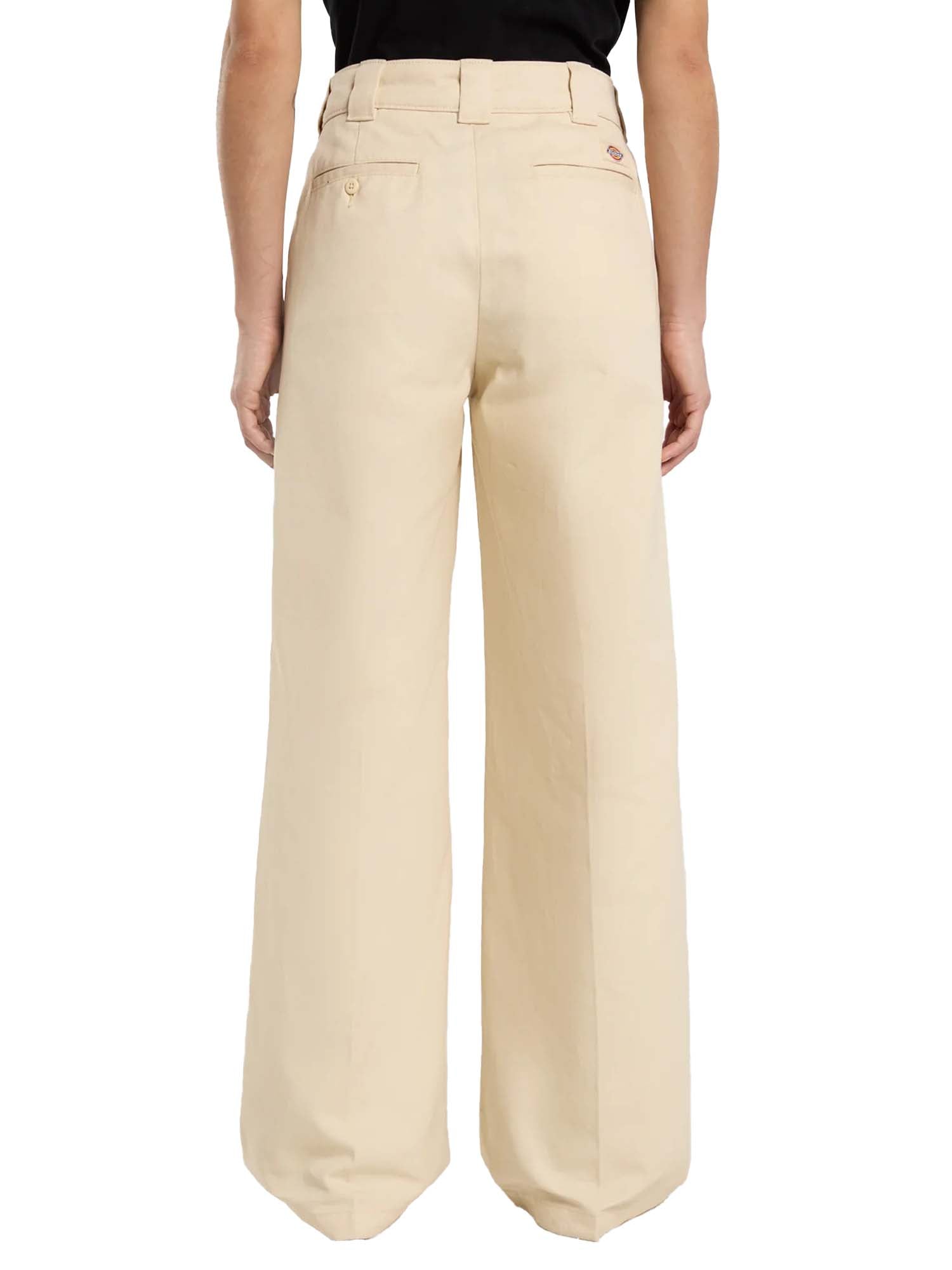 Dickies Pantaloni Wide Leg Work Donna Beige