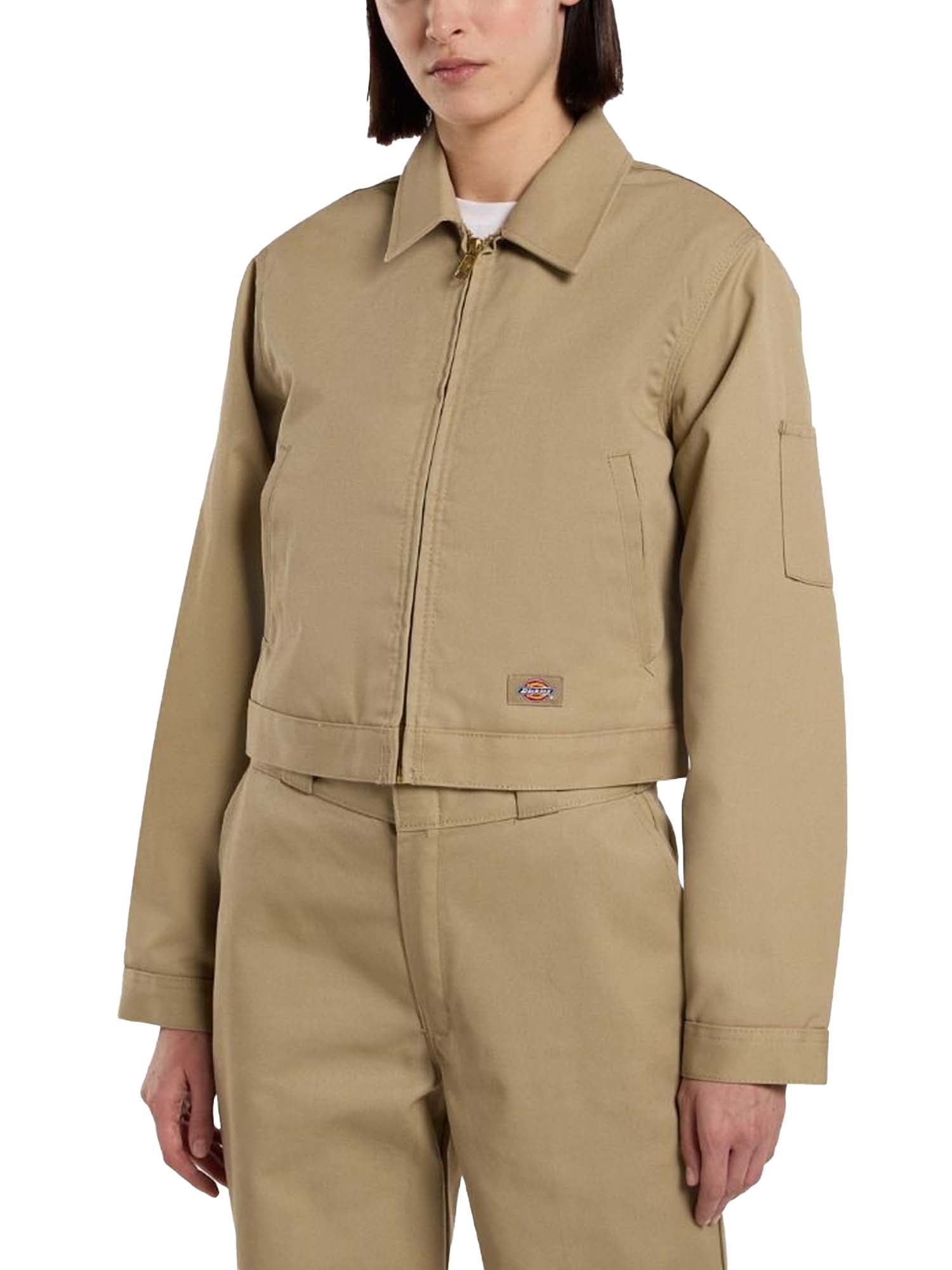 Dickies Giacca foderata Eisenhower corta in vita Beige