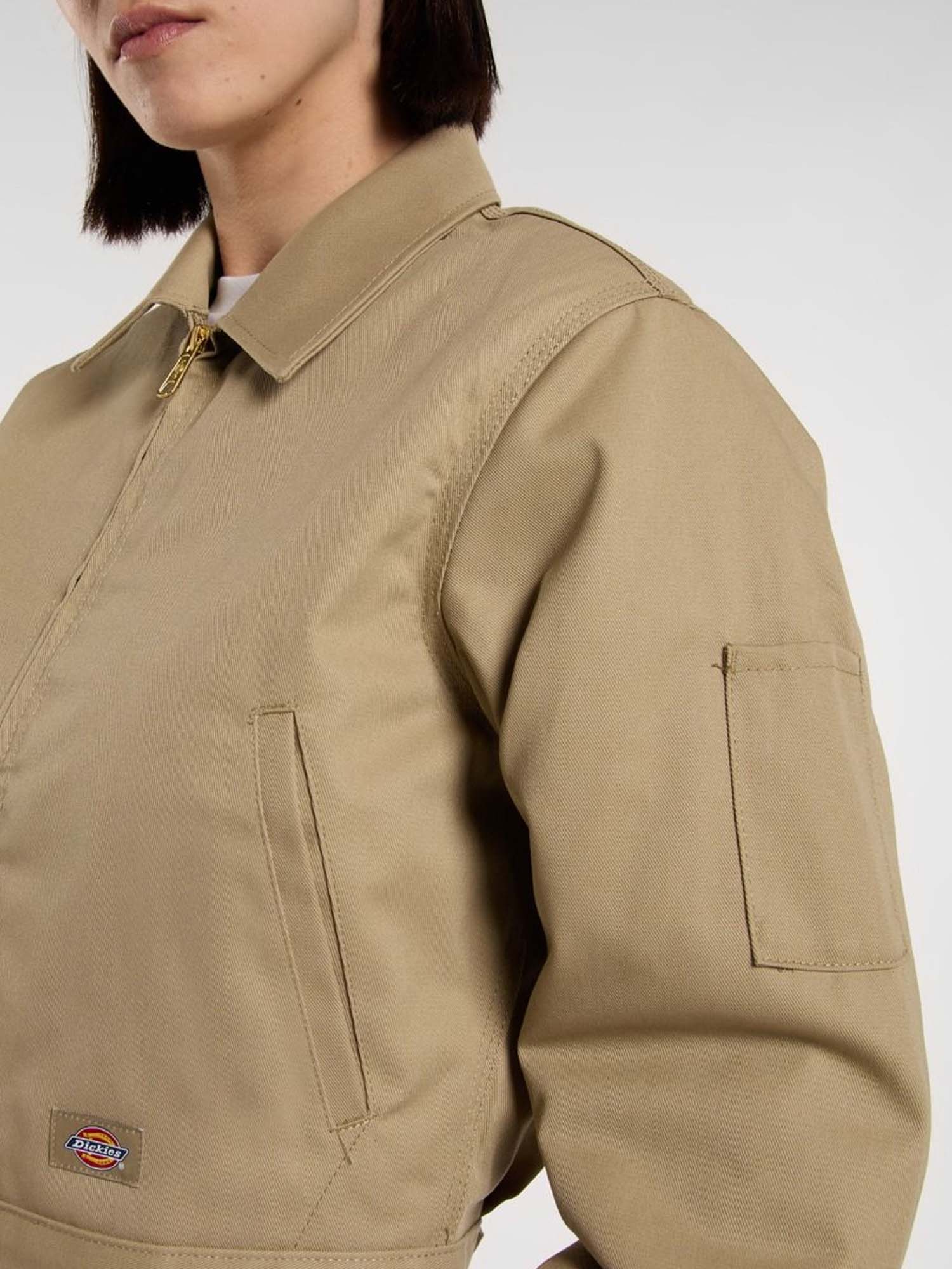 Dickies Giacca foderata Eisenhower corta in vita Beige