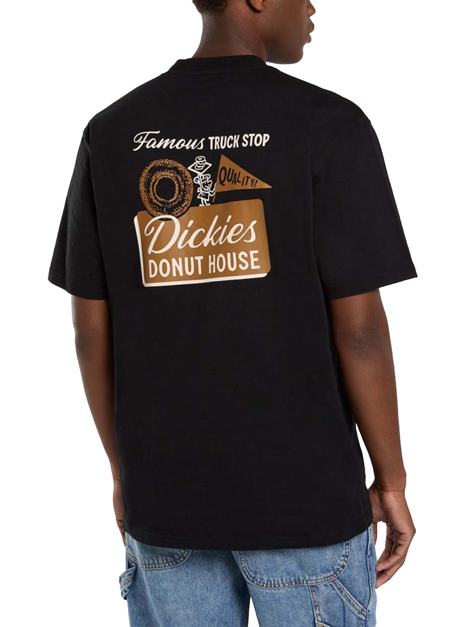 Dickies T-shirt leggera Donut House Nero