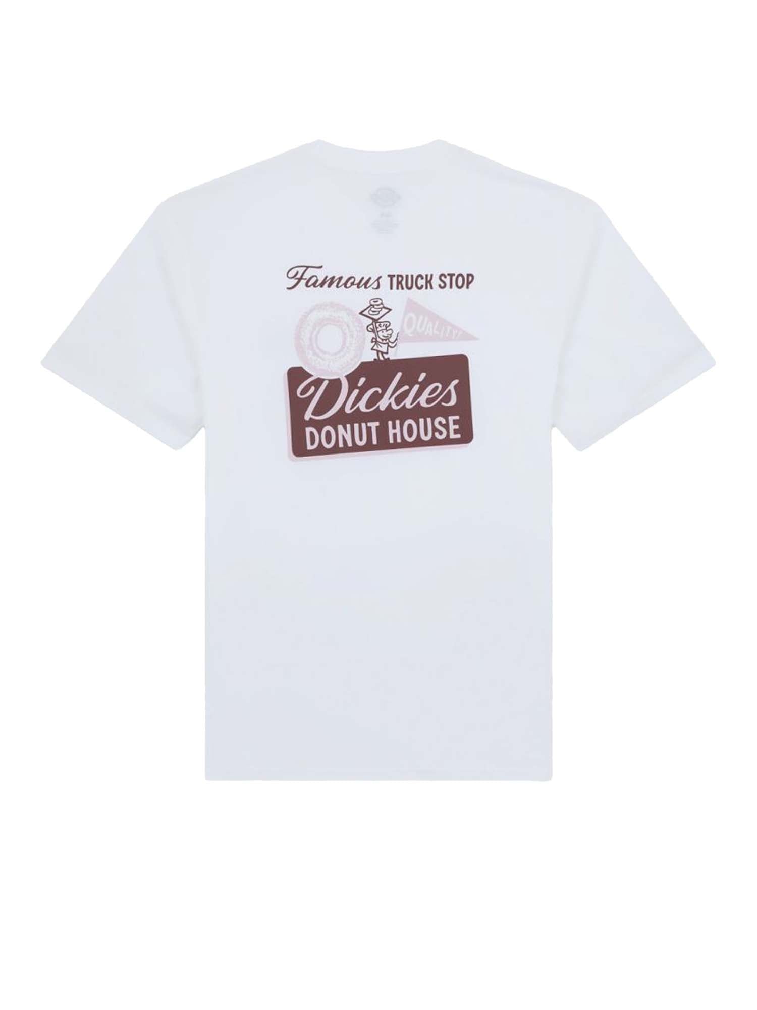 Dickies T-shirt leggera Donut House Bianco