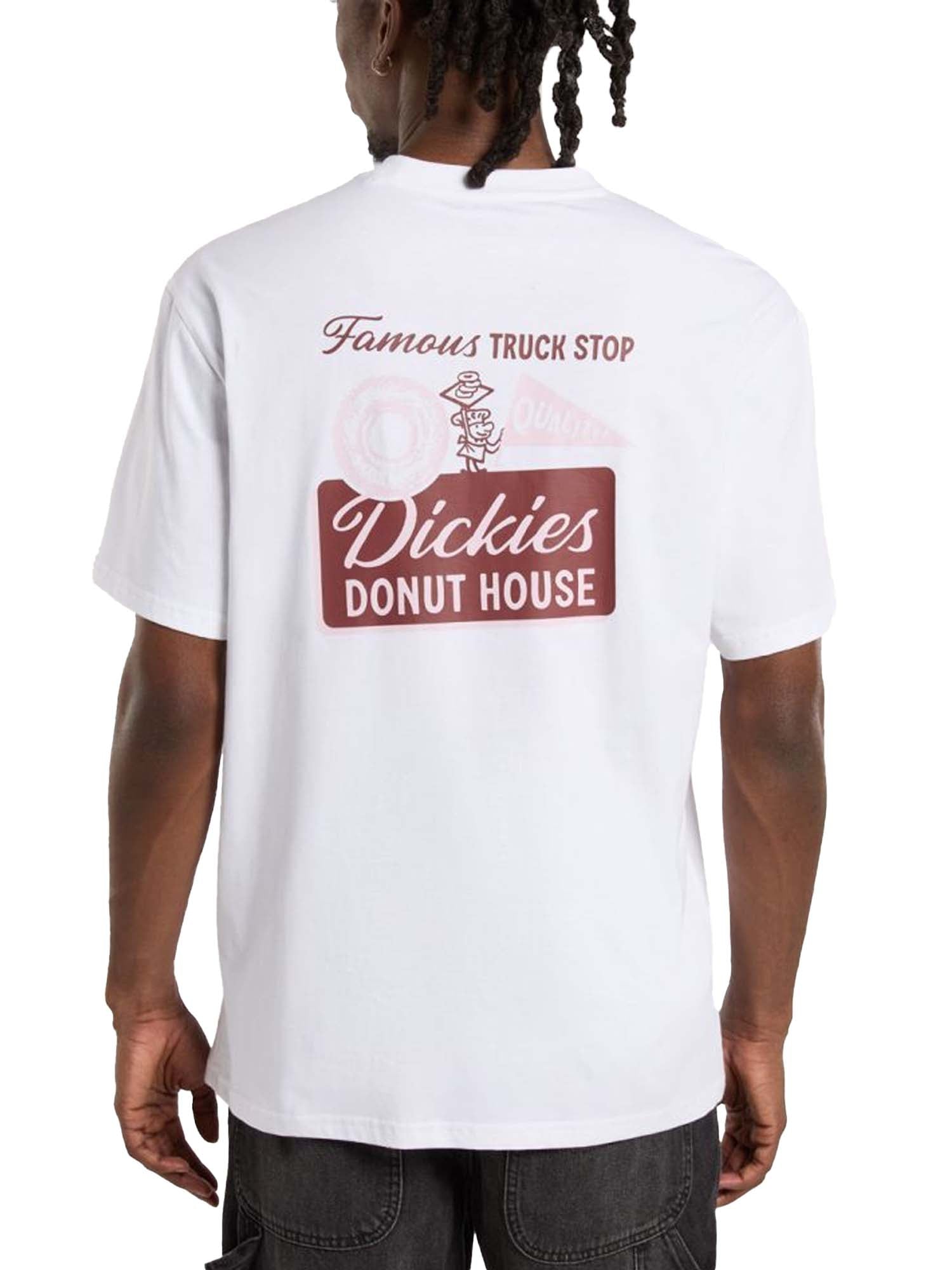 Dickies T-shirt leggera Donut House Bianco