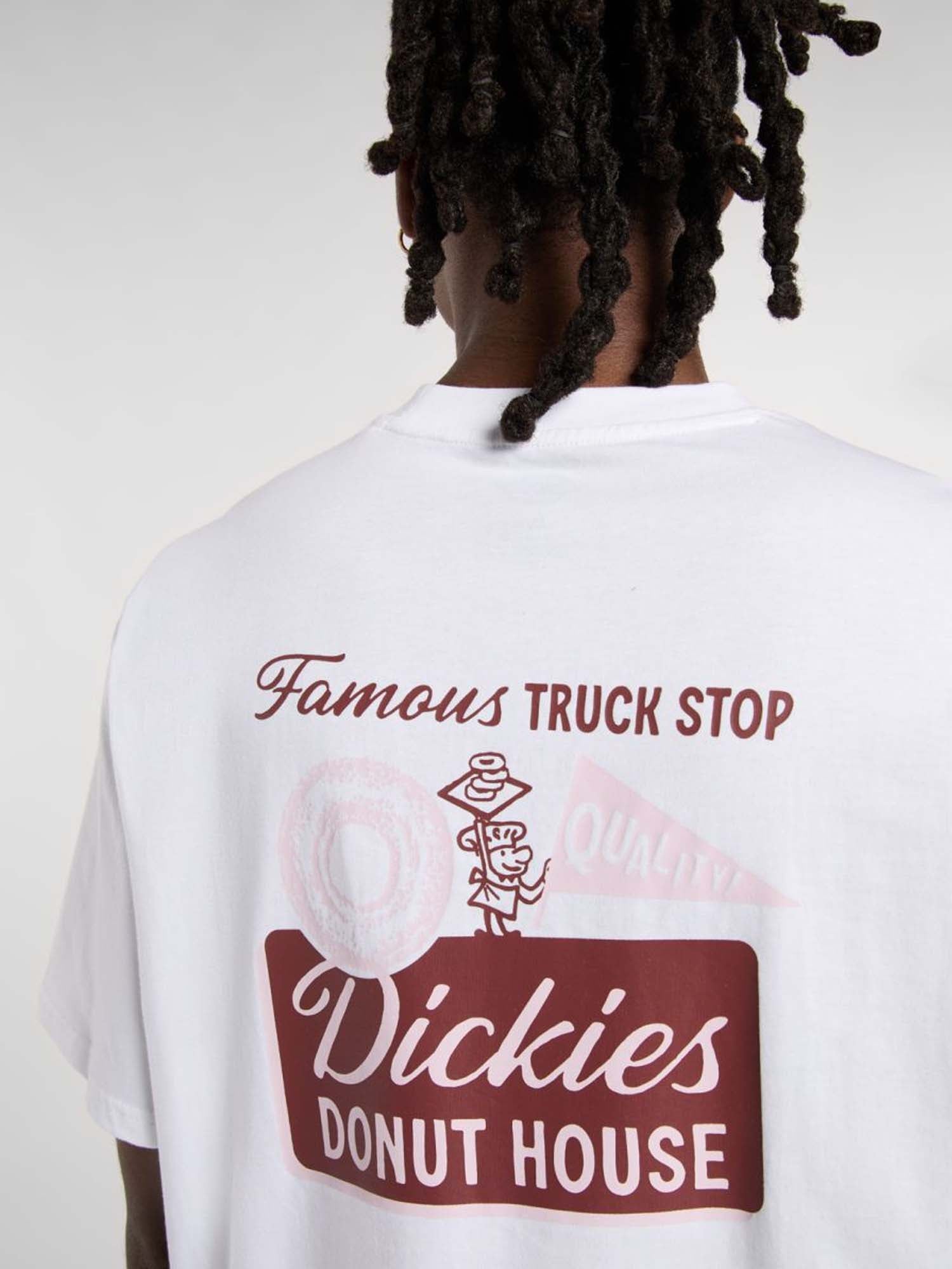 Dickies T-shirt leggera Donut House Bianco