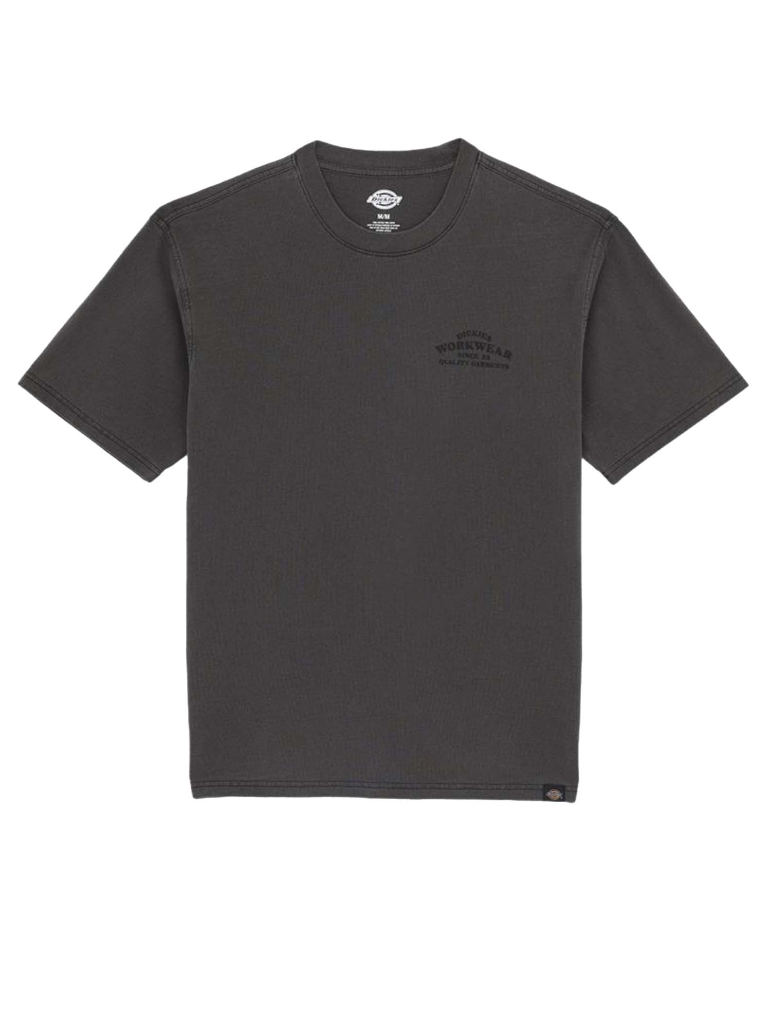 Dickies T-shirt tinta in capo di peso medio Christiana Nero